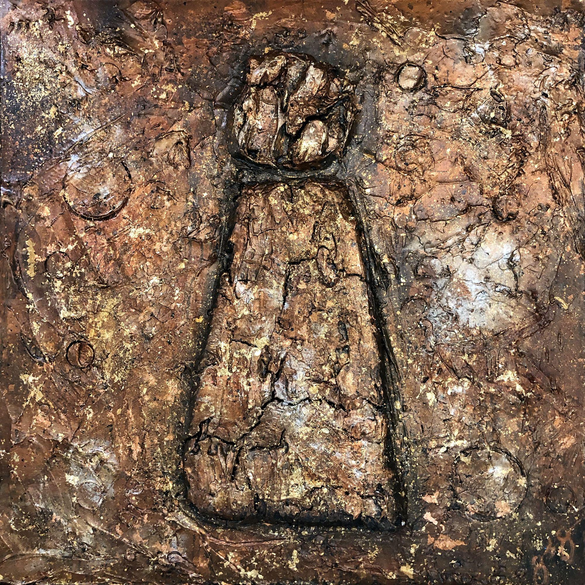 aeon 2: a keyhole on mars., Mixed Media on Canvas - Mixed Media Art by Jason Lincoln Jeffers