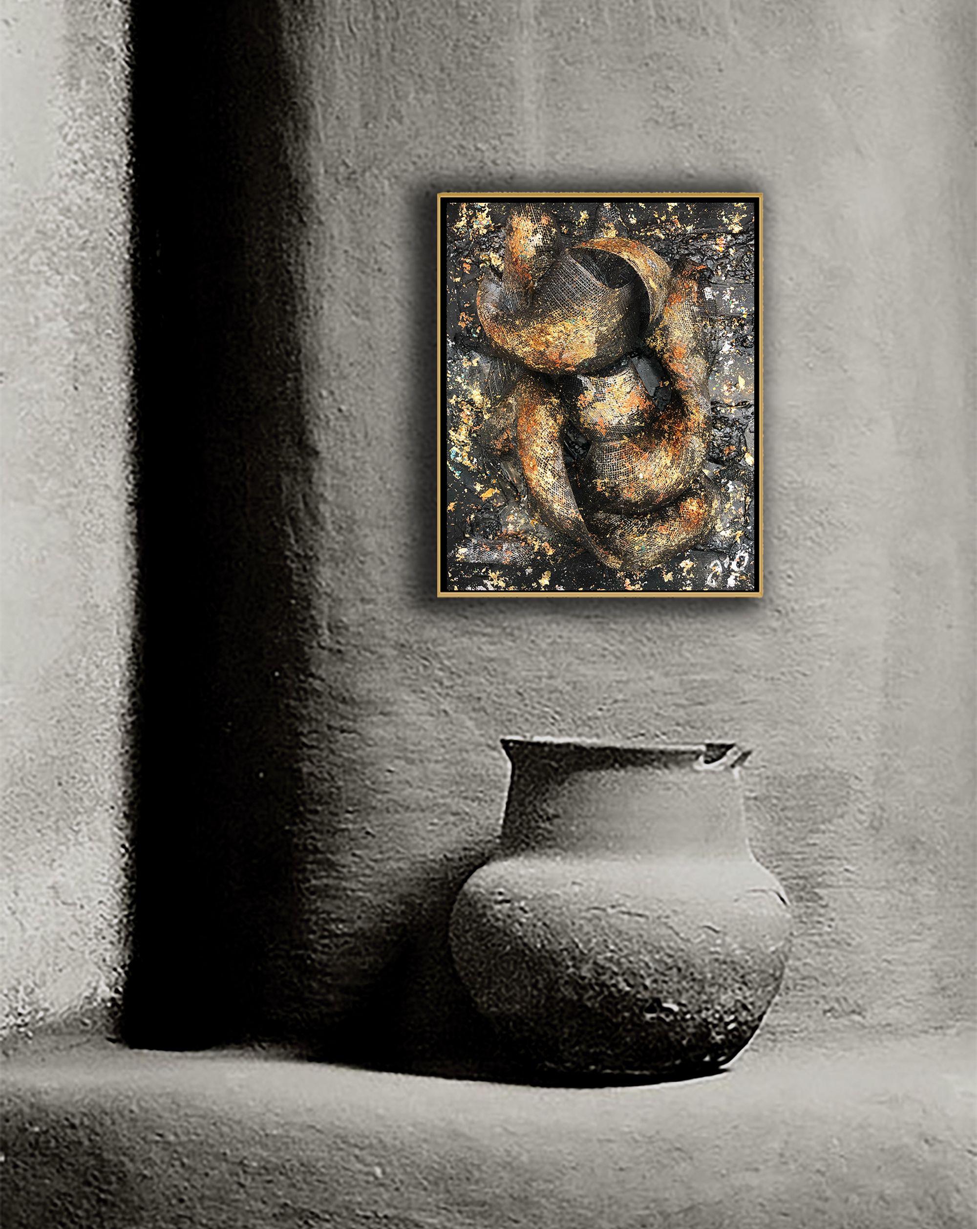 aeon 21, Mixed Media on Canvas For Sale 1