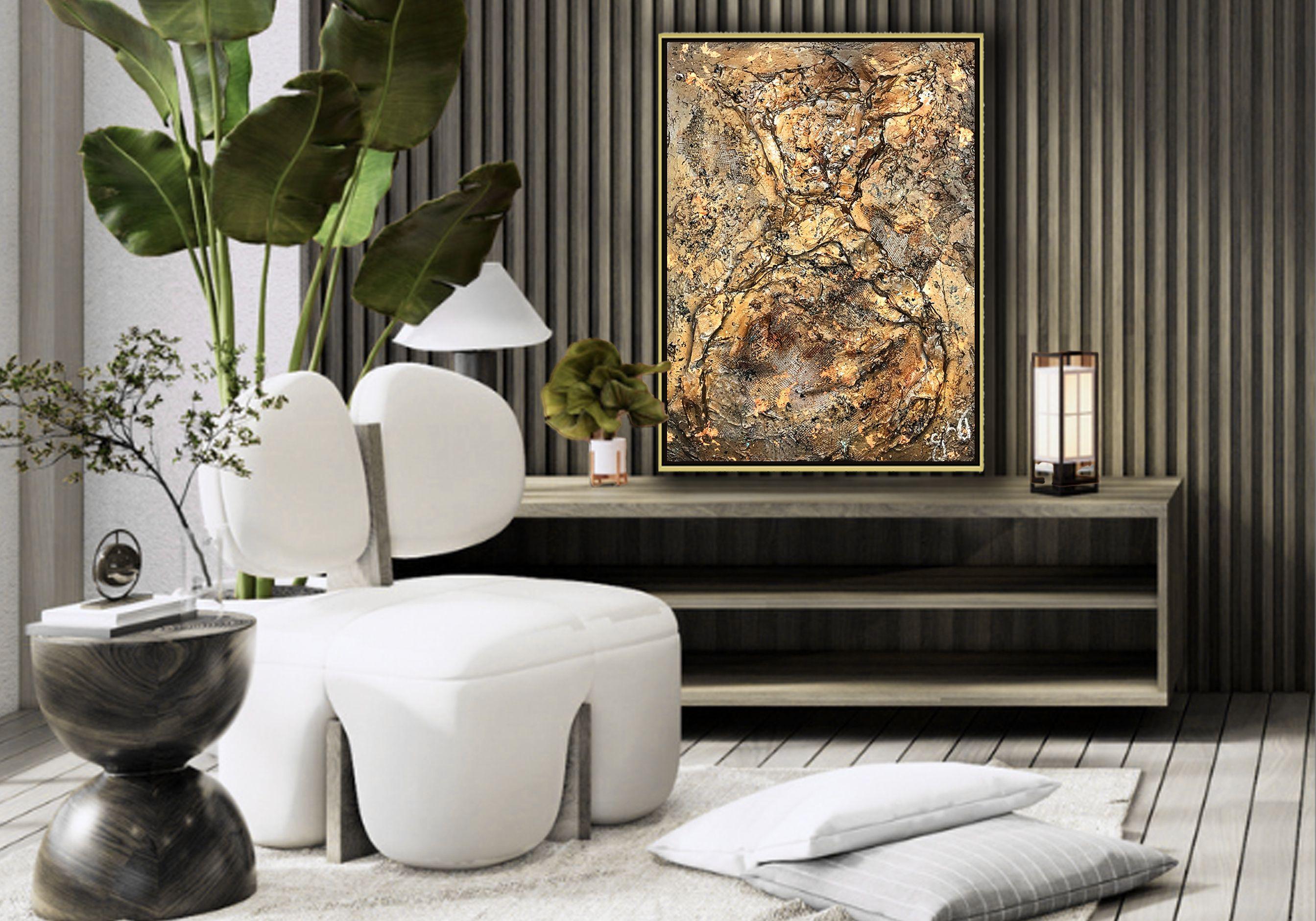 aeon 23, tecnica mista su tela - Mixed Media Art Espressionismo astratto di Jason Lincoln Jeffers