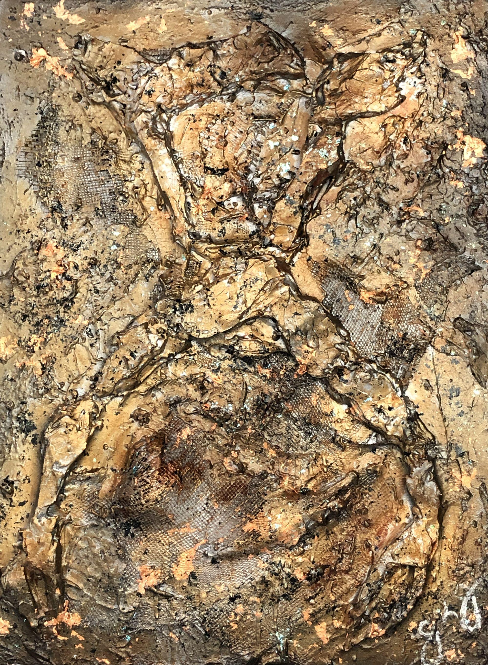 aeon 23, tecnica mista su tela - Mixed Media Art di Jason Lincoln Jeffers