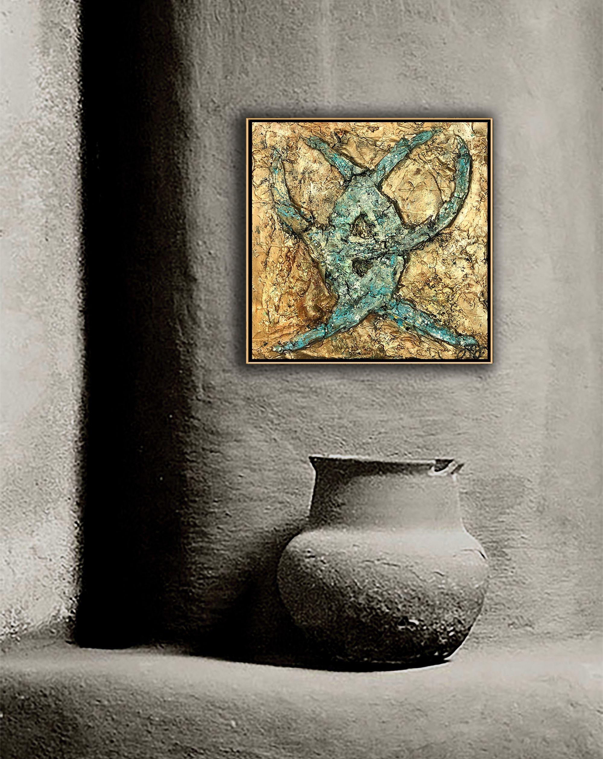 aeon 24, Mixed Media on Canvas - Abstract Expressionist Mixed Media Art by Jason Lincoln Jeffers