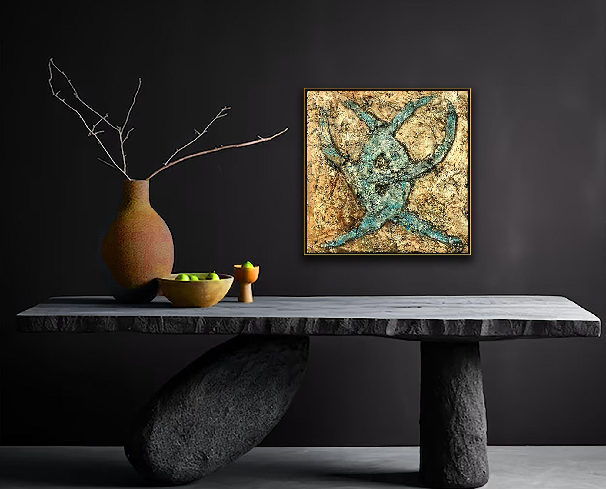 aeon 24, Mixed Media on Canvas For Sale 1