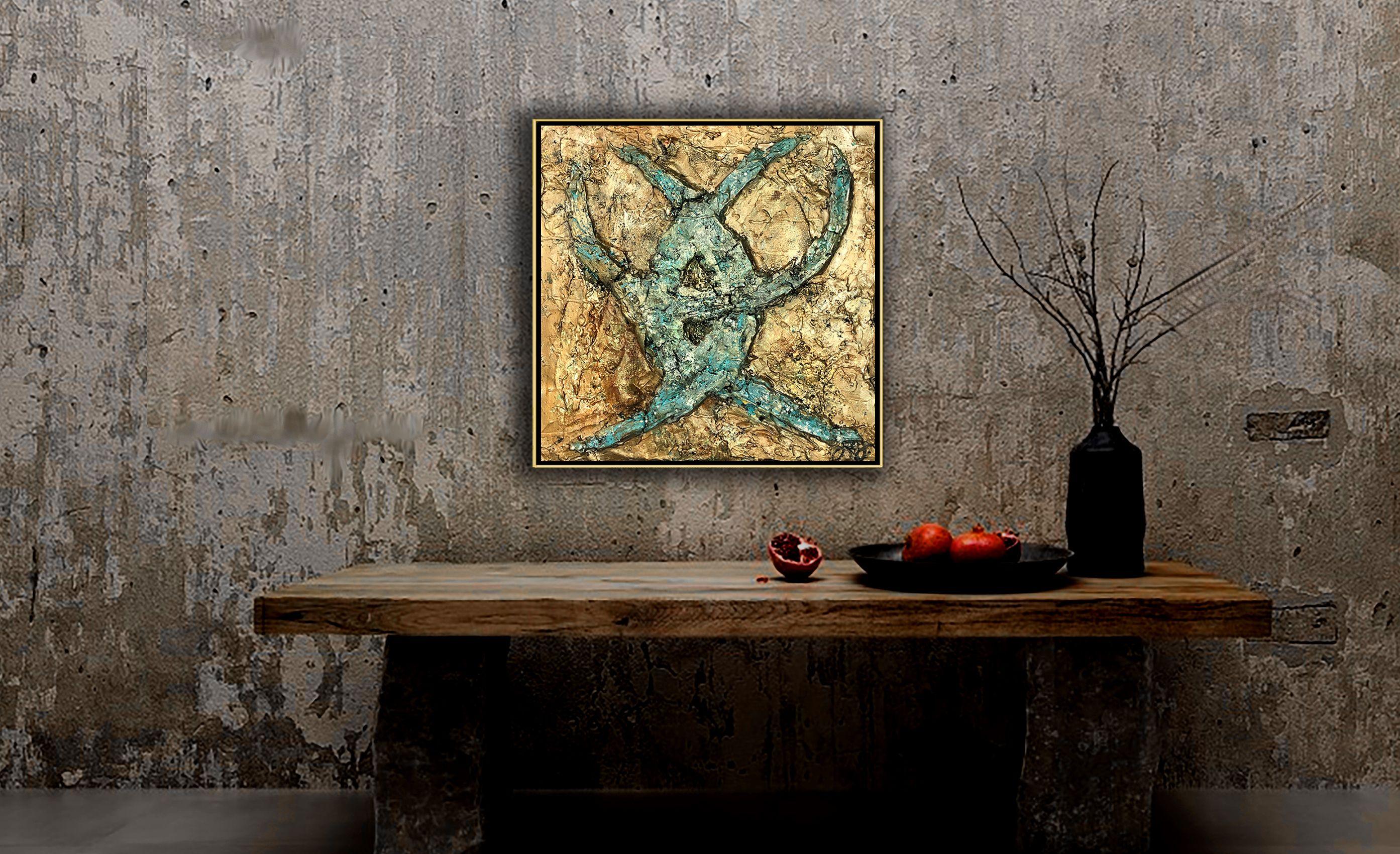 aeon 24, Mixed Media on Canvas For Sale 2