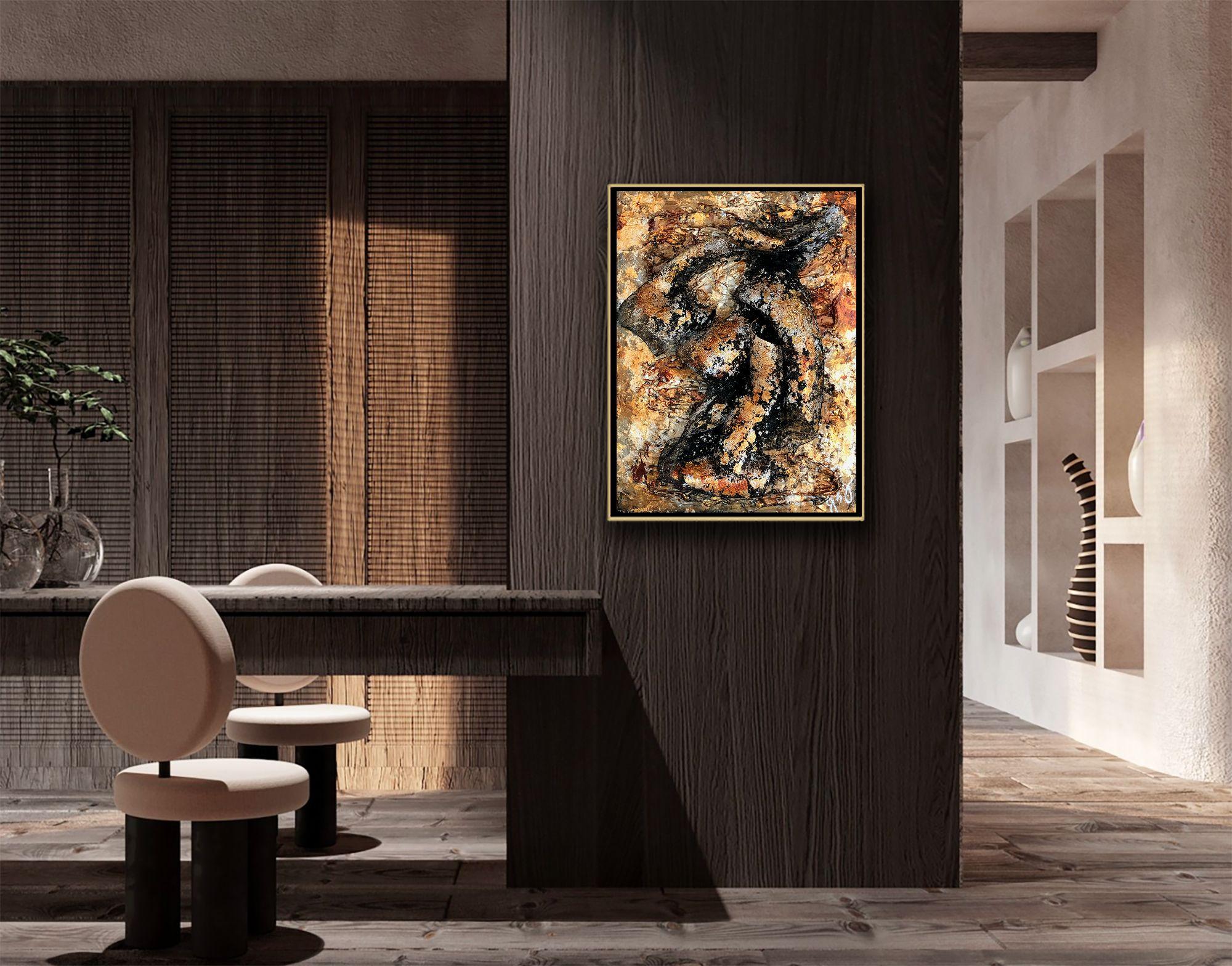 aeon 28, Técnica mixta sobre lienzo - Mixed Media Art Expresionismo abstracto de Jason Lincoln Jeffers