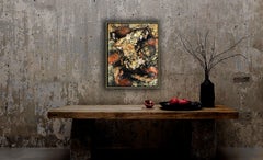 aeon 30, technique mixte sur toile