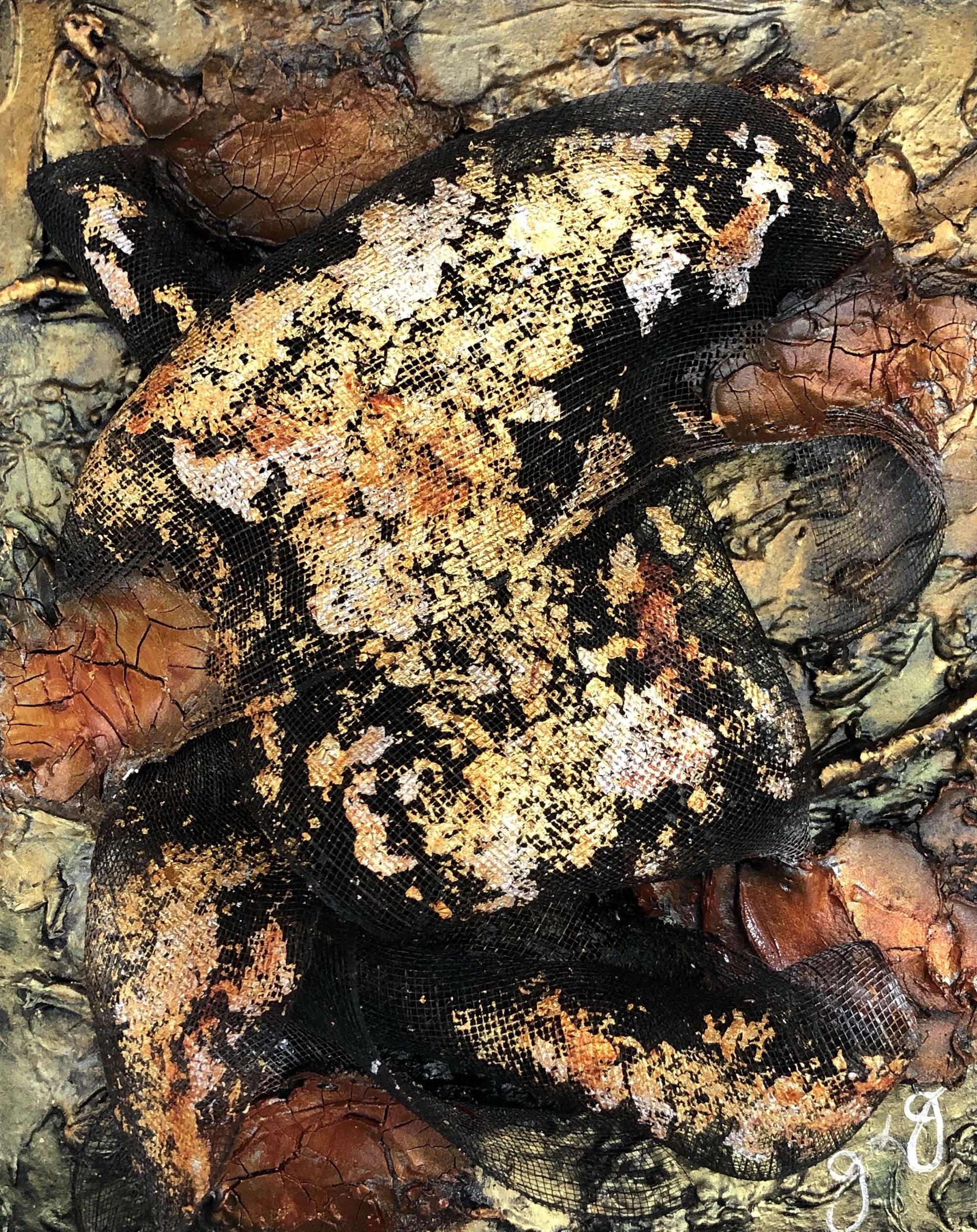 aeon 30, tecnica mista su tela - Mixed Media Art di Jason Lincoln Jeffers