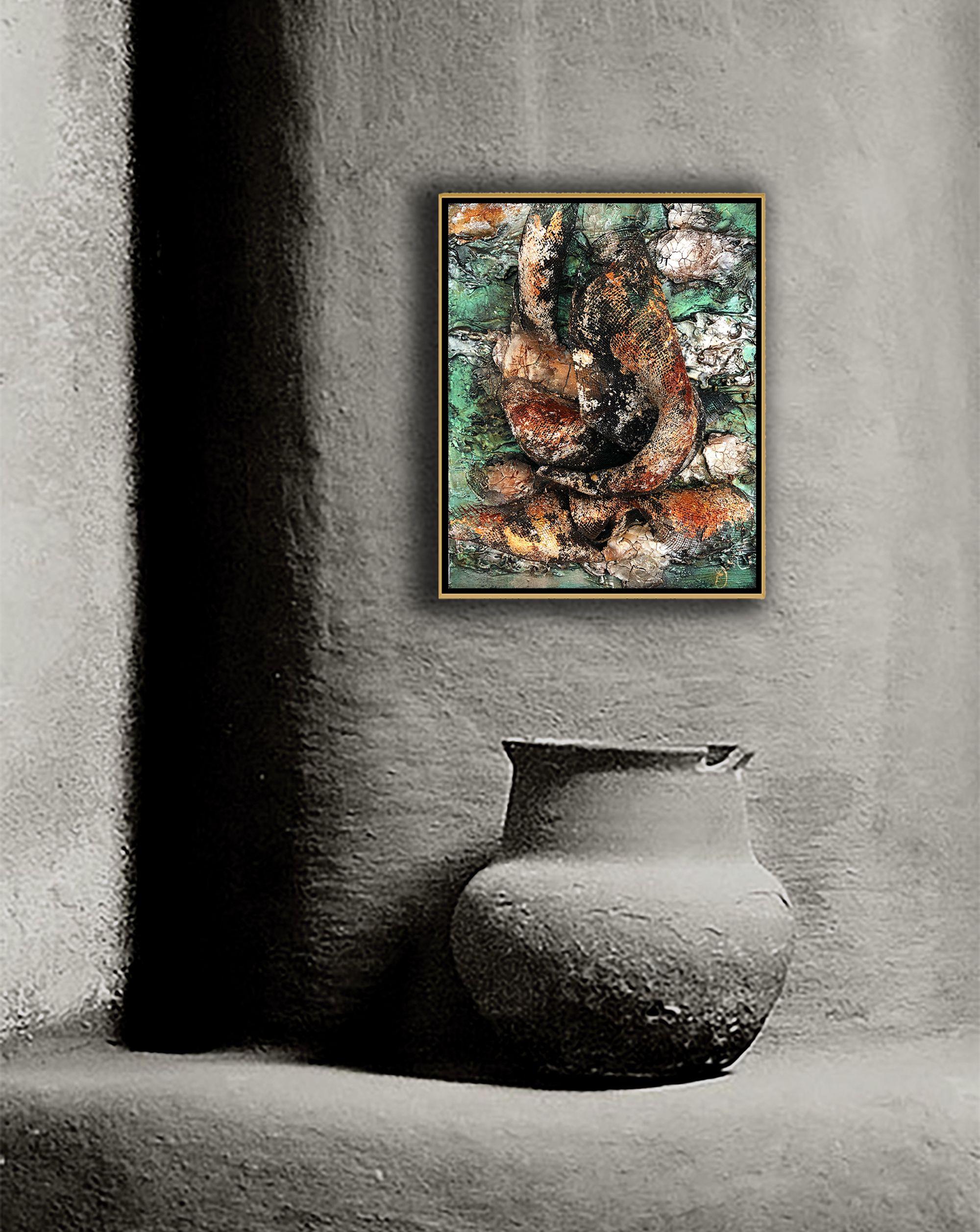 aeon 37, Mixed Media on Canvas For Sale 1