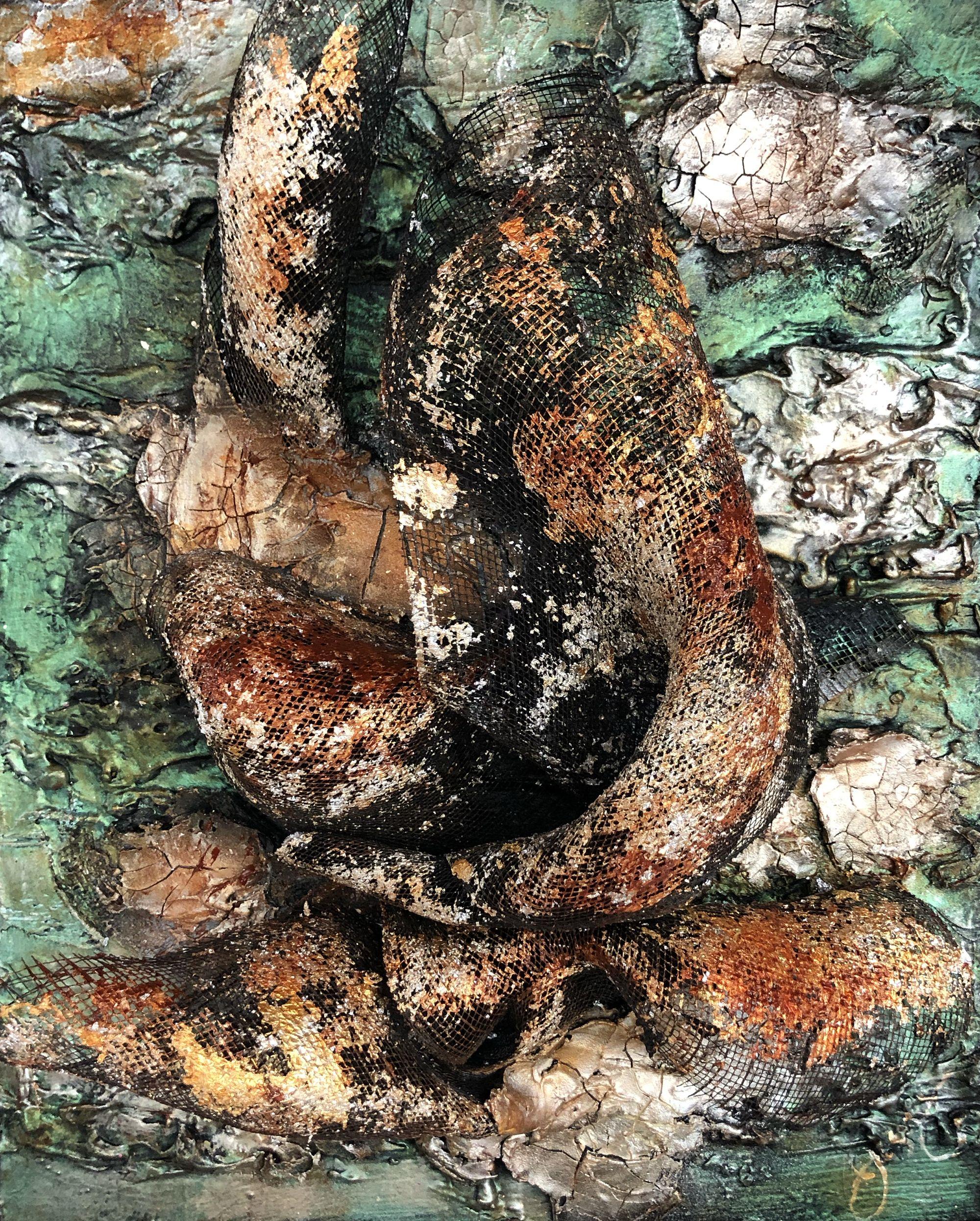 aeon 37, Mixed Media on Canvas - Mixed Media Art by Jason Lincoln Jeffers