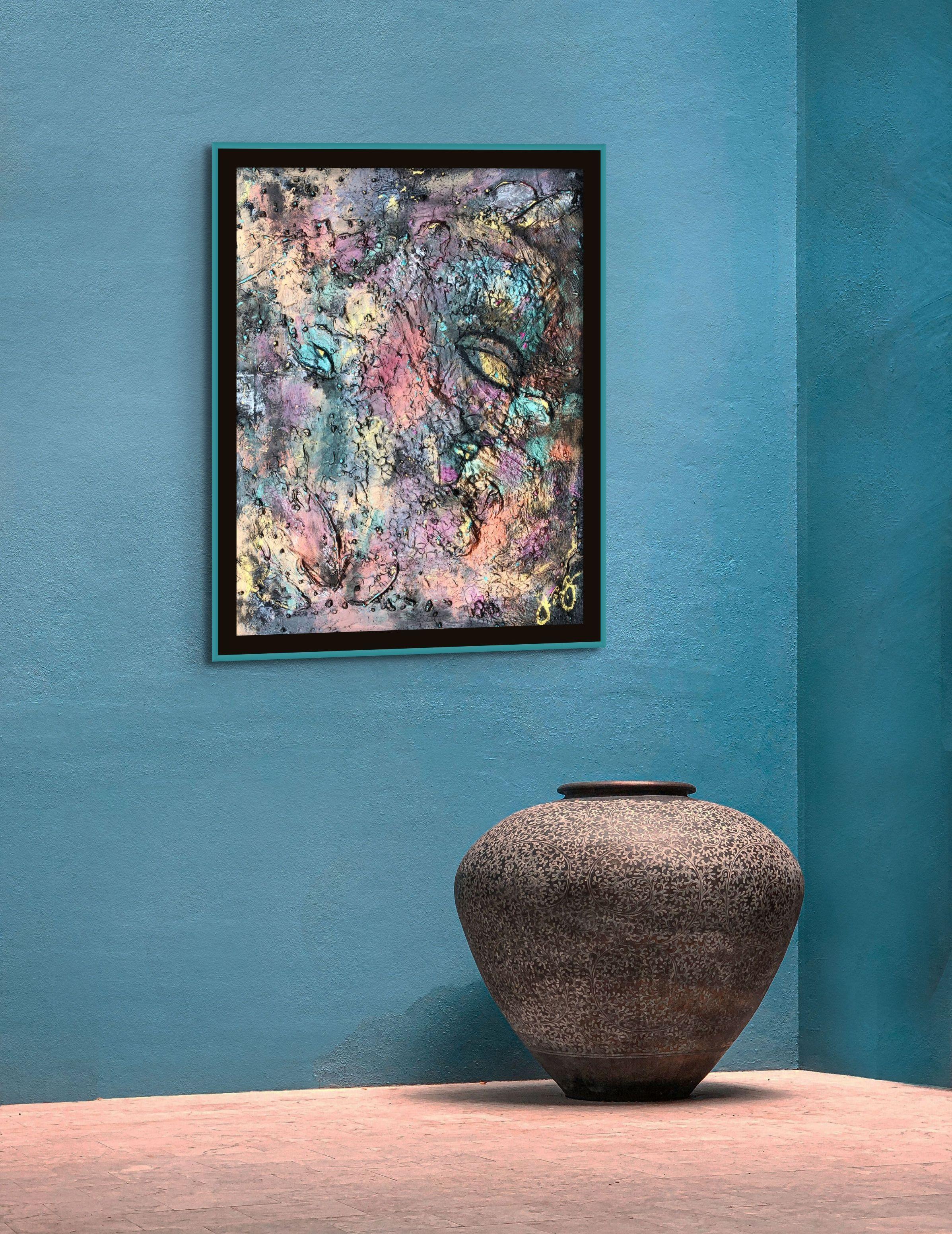 essen 1, Mixed Media on Canvas For Sale 1