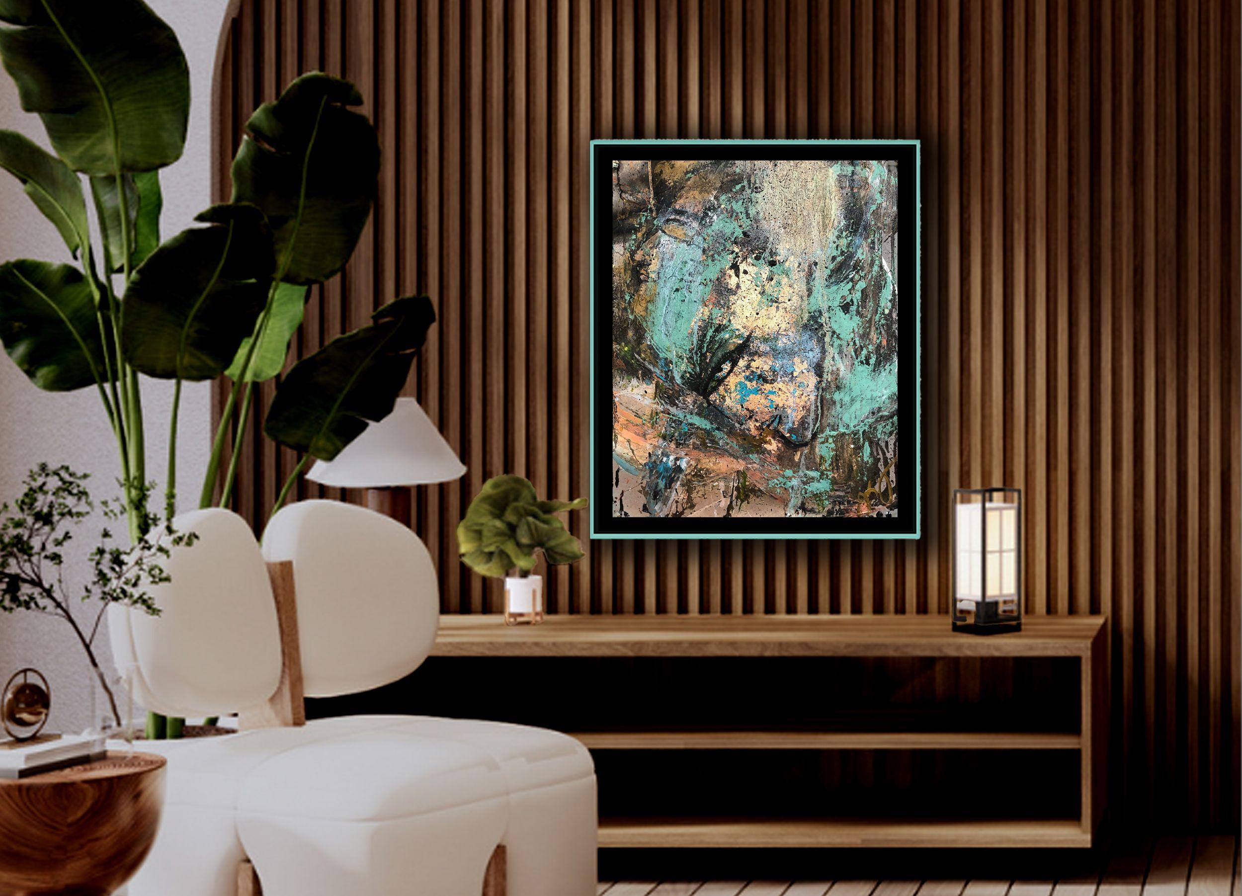 essen 39, Mixed Media on Paper - Abstract Expressionist Mixed Media Art by Jason Lincoln Jeffers