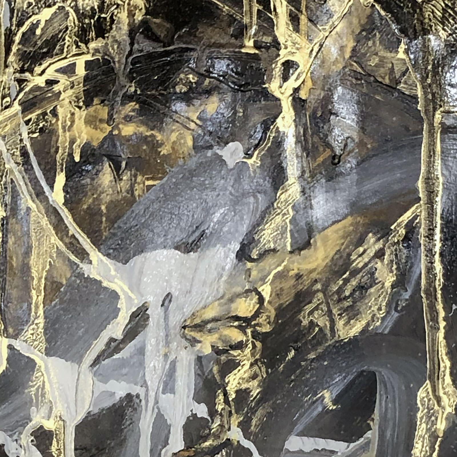 essen 42, Mixed Media on Paper - Abstract Expressionist Mixed Media Art by Jason Lincoln Jeffers