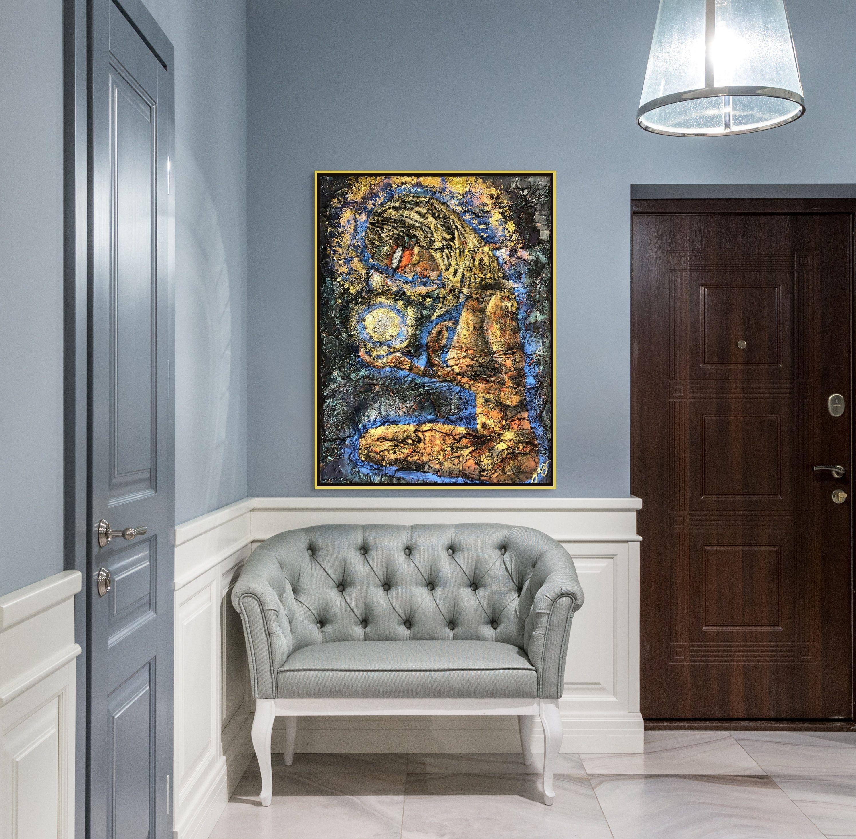 essen 46, Mixed Media on Canvas For Sale 2