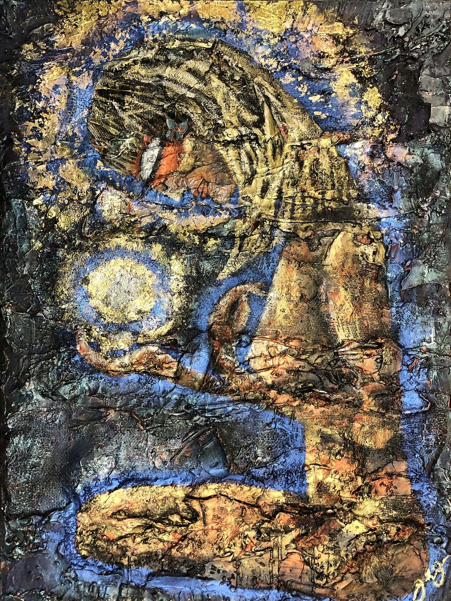 essen 46, Mixed Media on Canvas - Mixed Media Art by Jason Lincoln Jeffers