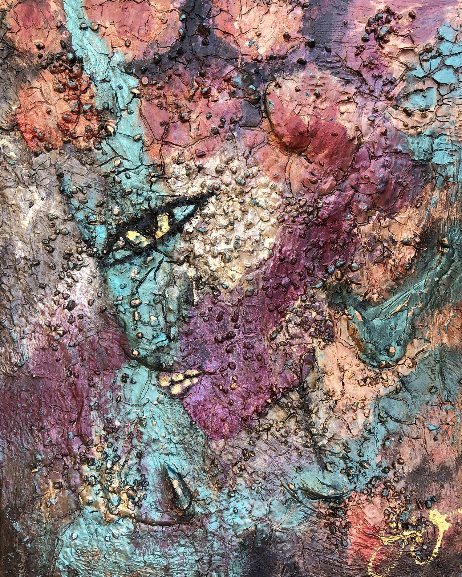 essen 5, Mixed Media on Canvas - Mixed Media Art by Jason Lincoln Jeffers