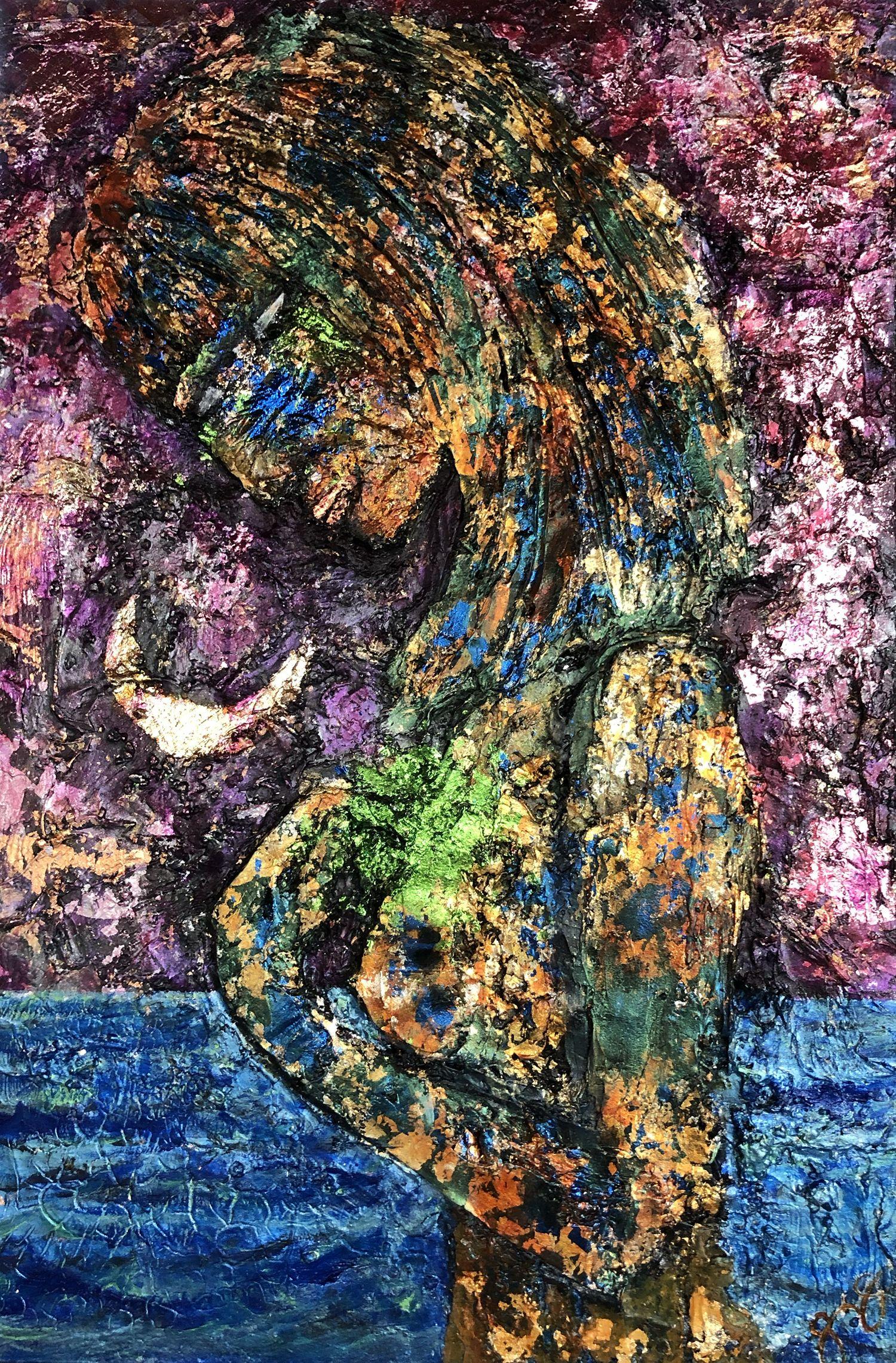 essen 55, Mixed Media on Canvas - Mixed Media Art by Jason Lincoln Jeffers