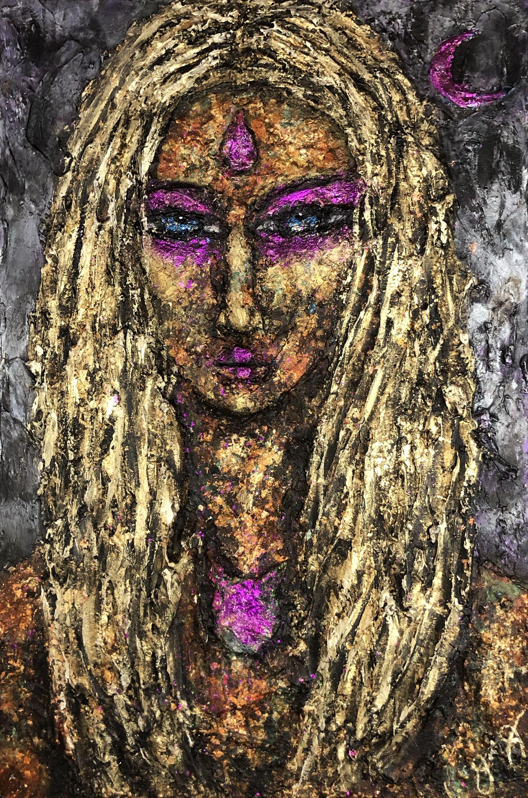 essen 57, techniques mixtes sur métal - Mixed Media Art de Jason Lincoln Jeffers