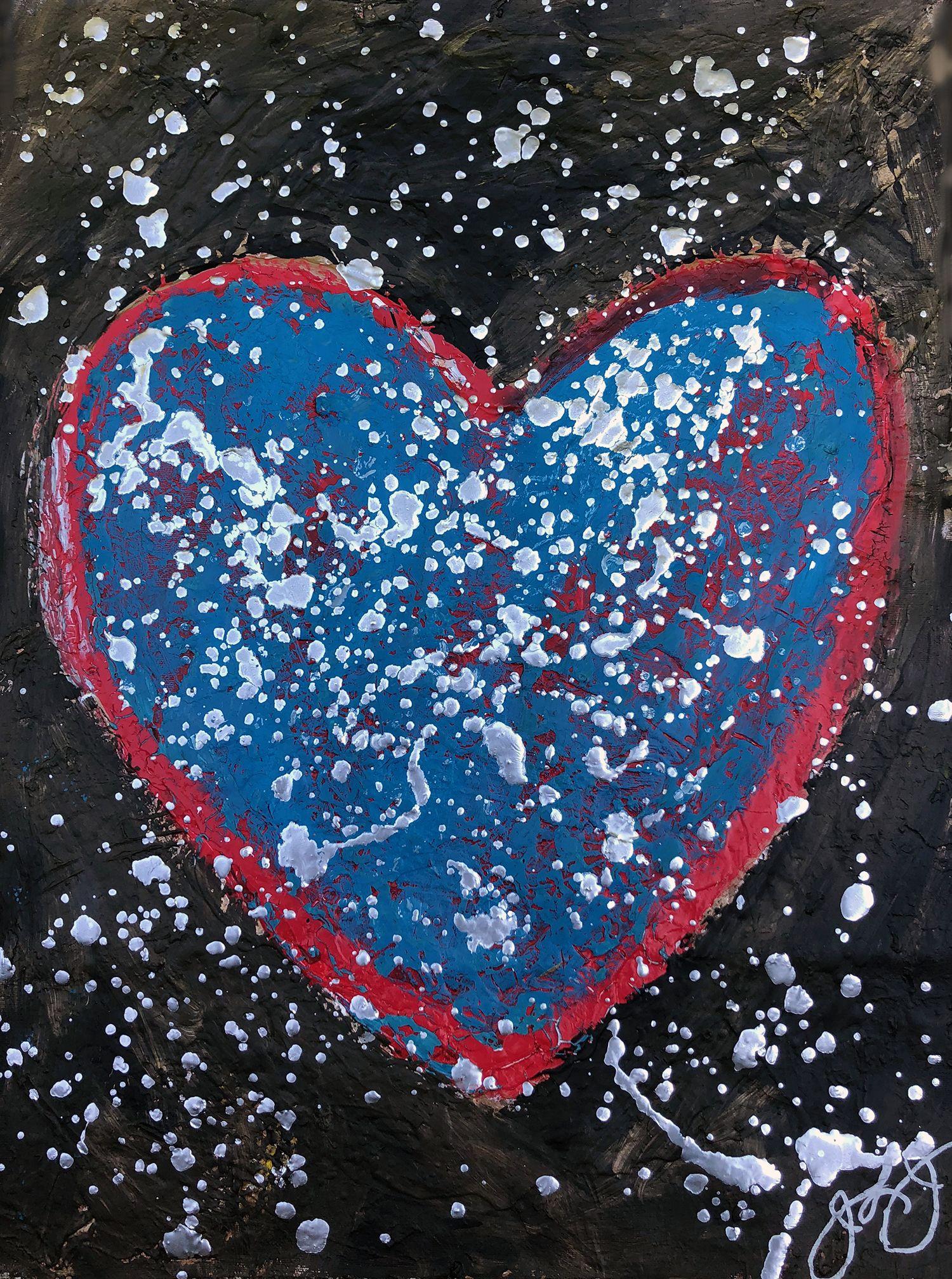 essen's heart 17., Mixed Media on Paper - Mixed Media Art by Jason Lincoln Jeffers