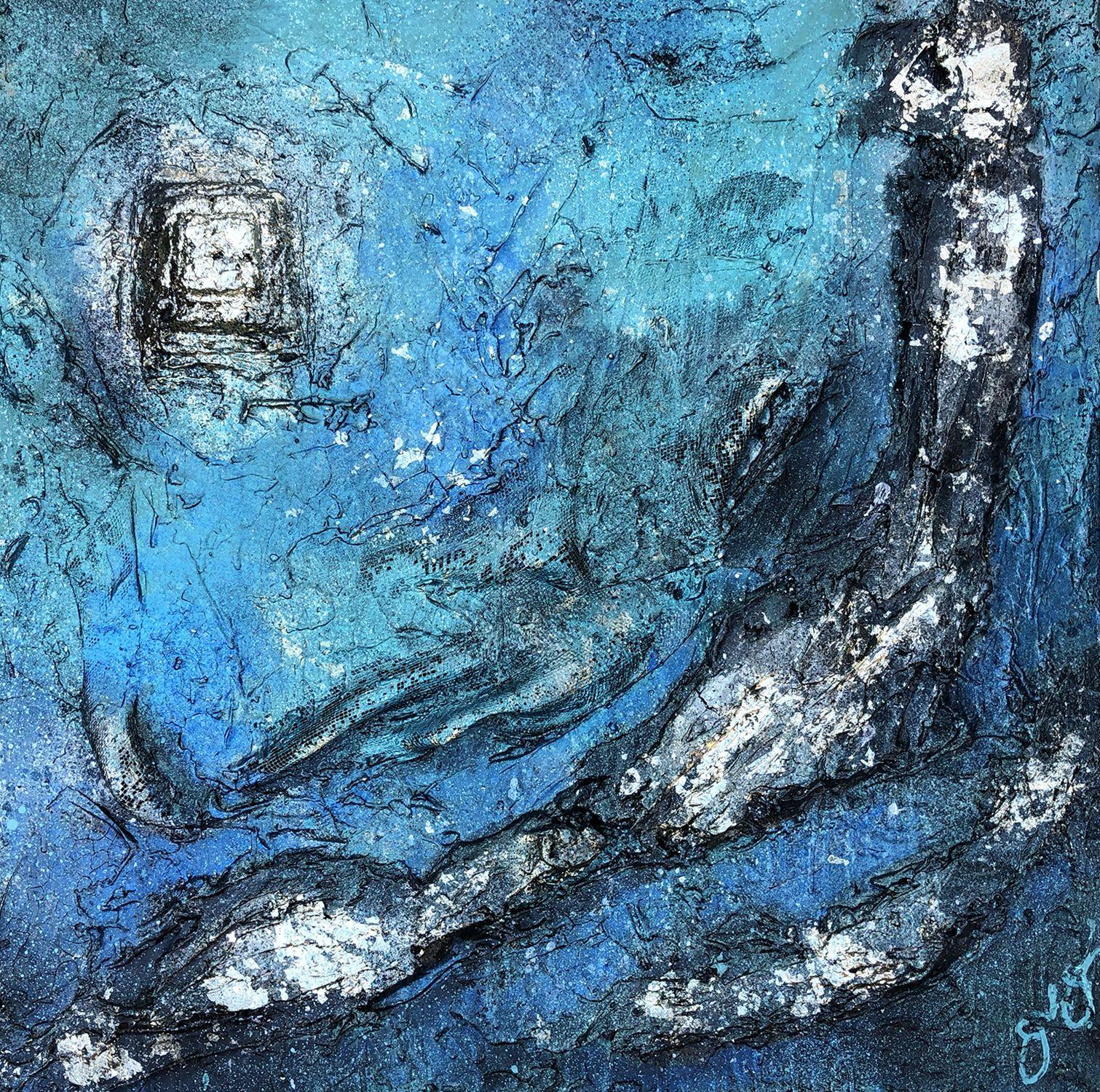 gaia 10, tecnica mista su tela - Mixed Media Art di Jason Lincoln Jeffers