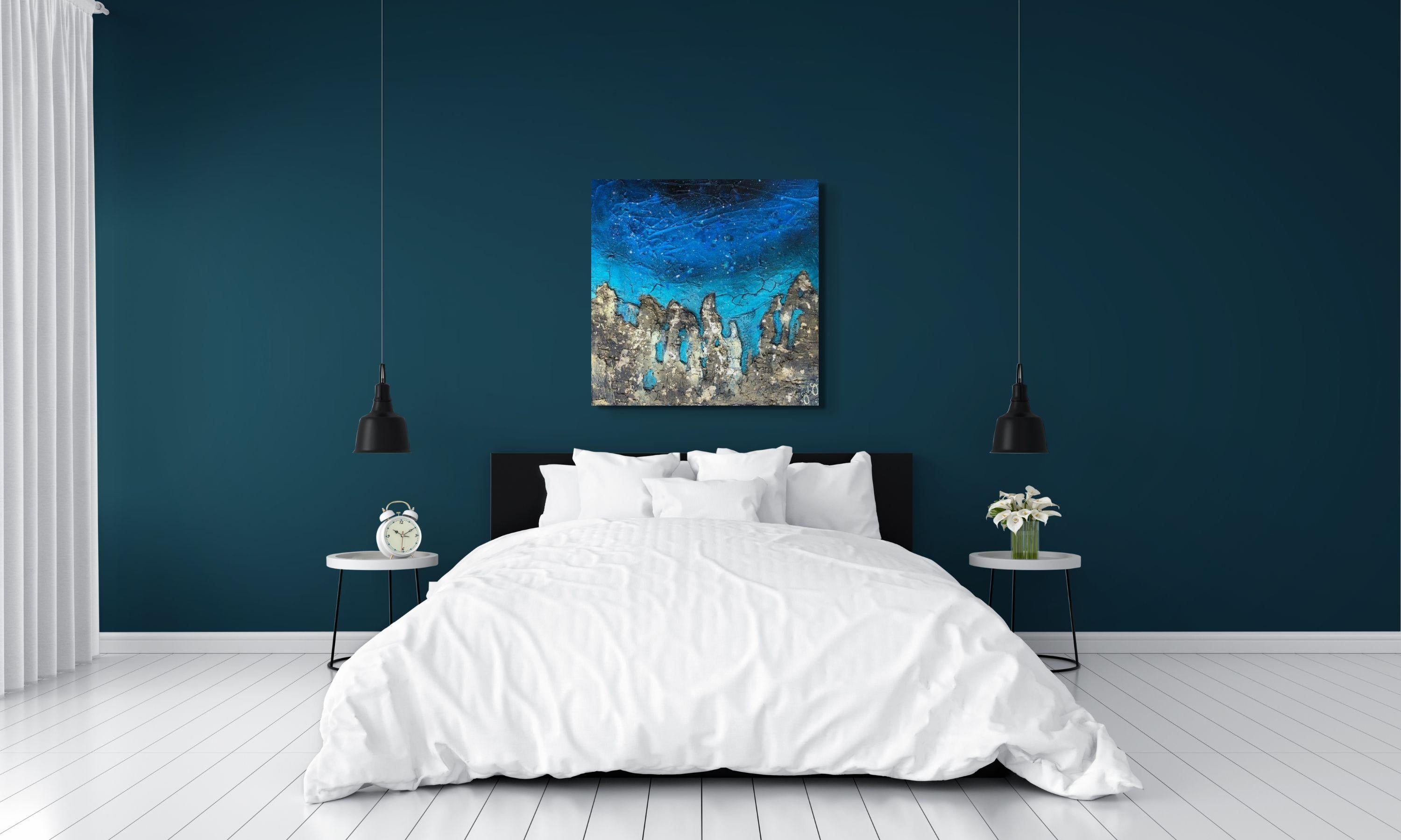 gaia 12., Mixed Media on Canvas For Sale 1