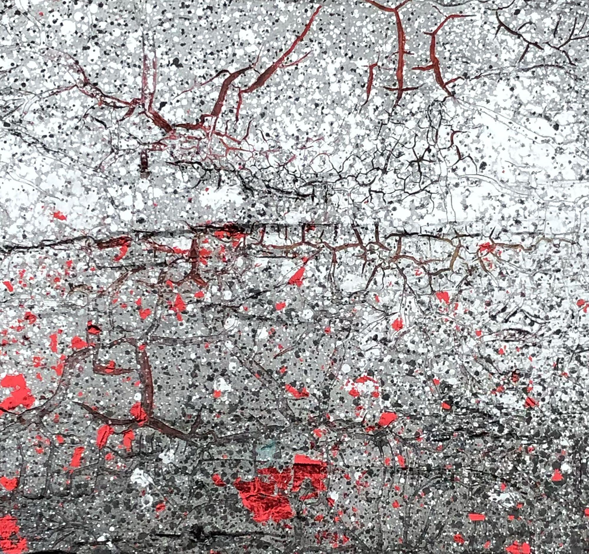 gaia 28, Mixed Media on Canvas - Abstract Expressionist Mixed Media Art by Jason Lincoln Jeffers