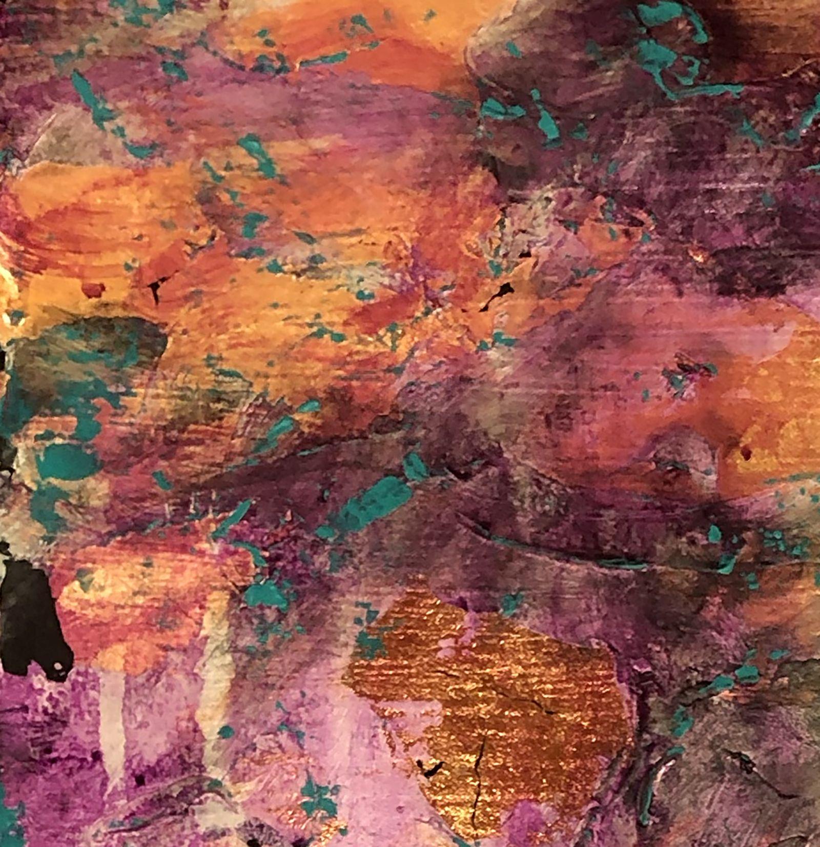 gaia 67, Mixed Media on Paper - Abstract Expressionist Mixed Media Art by Jason Lincoln Jeffers