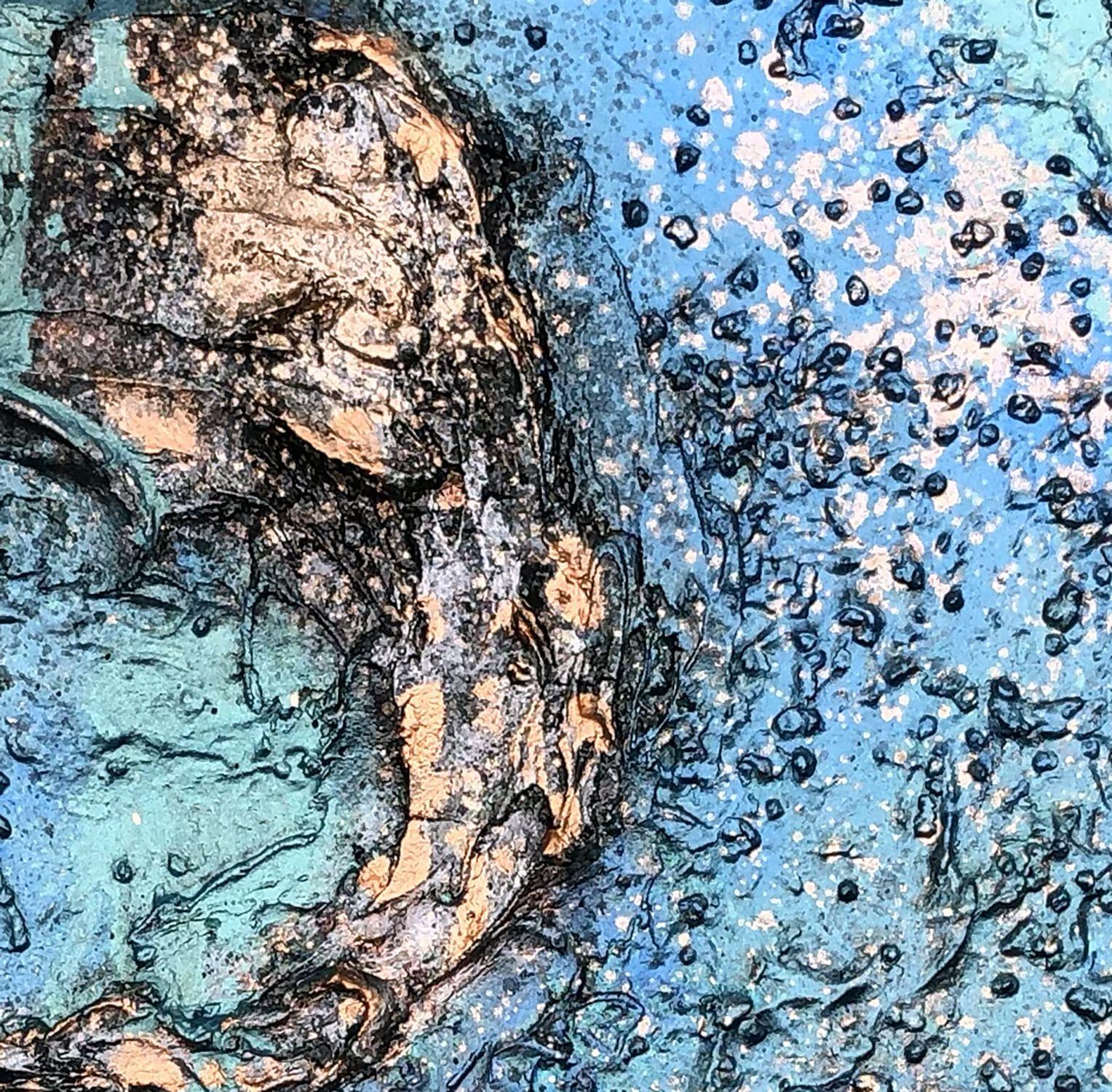 gaia 9, Techniques mixtes sur toile - Expressionnisme abstrait Mixed Media Art par Jason Lincoln Jeffers