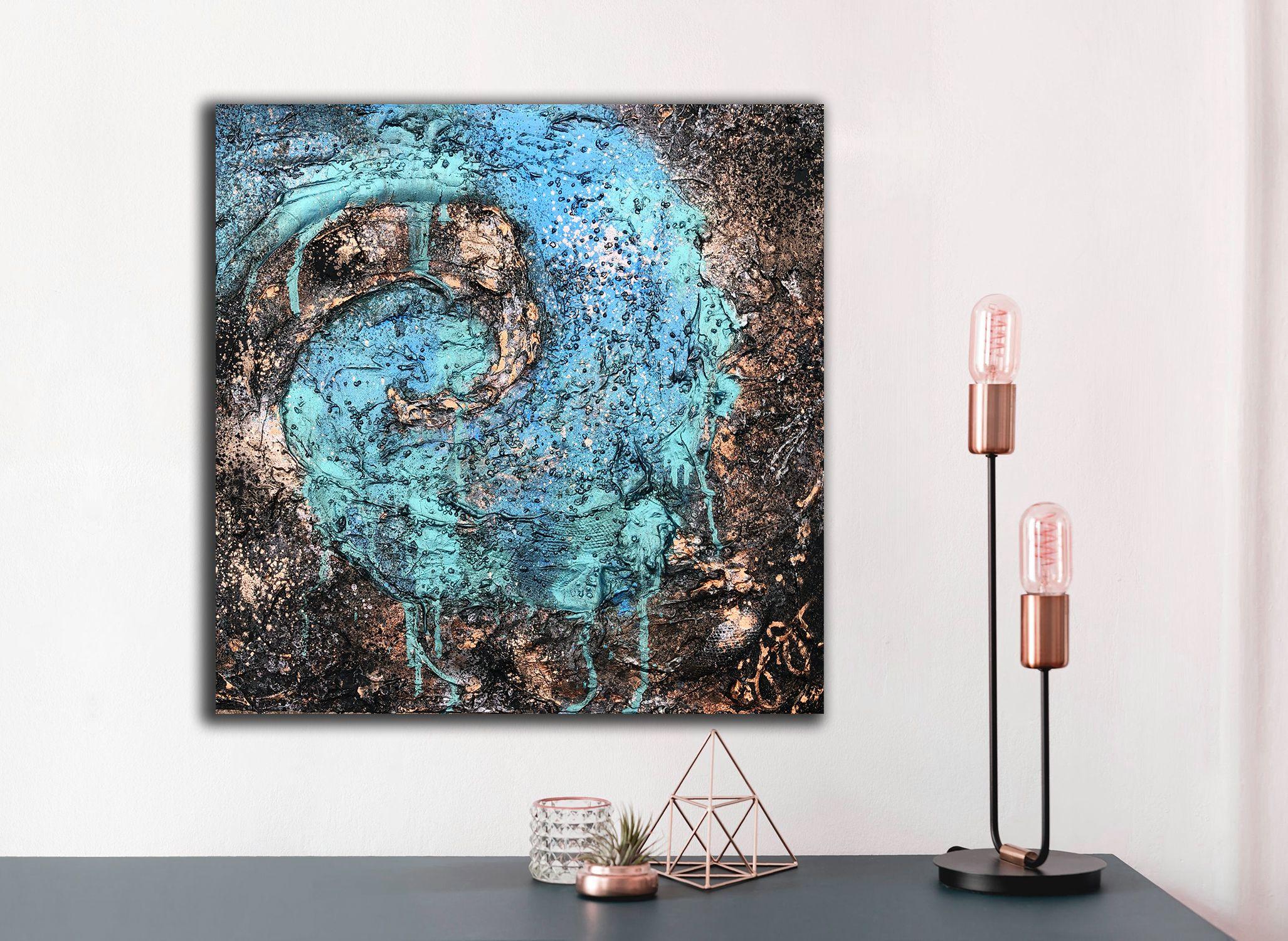 gaia 9, Mixed Media on Canvas For Sale 1
