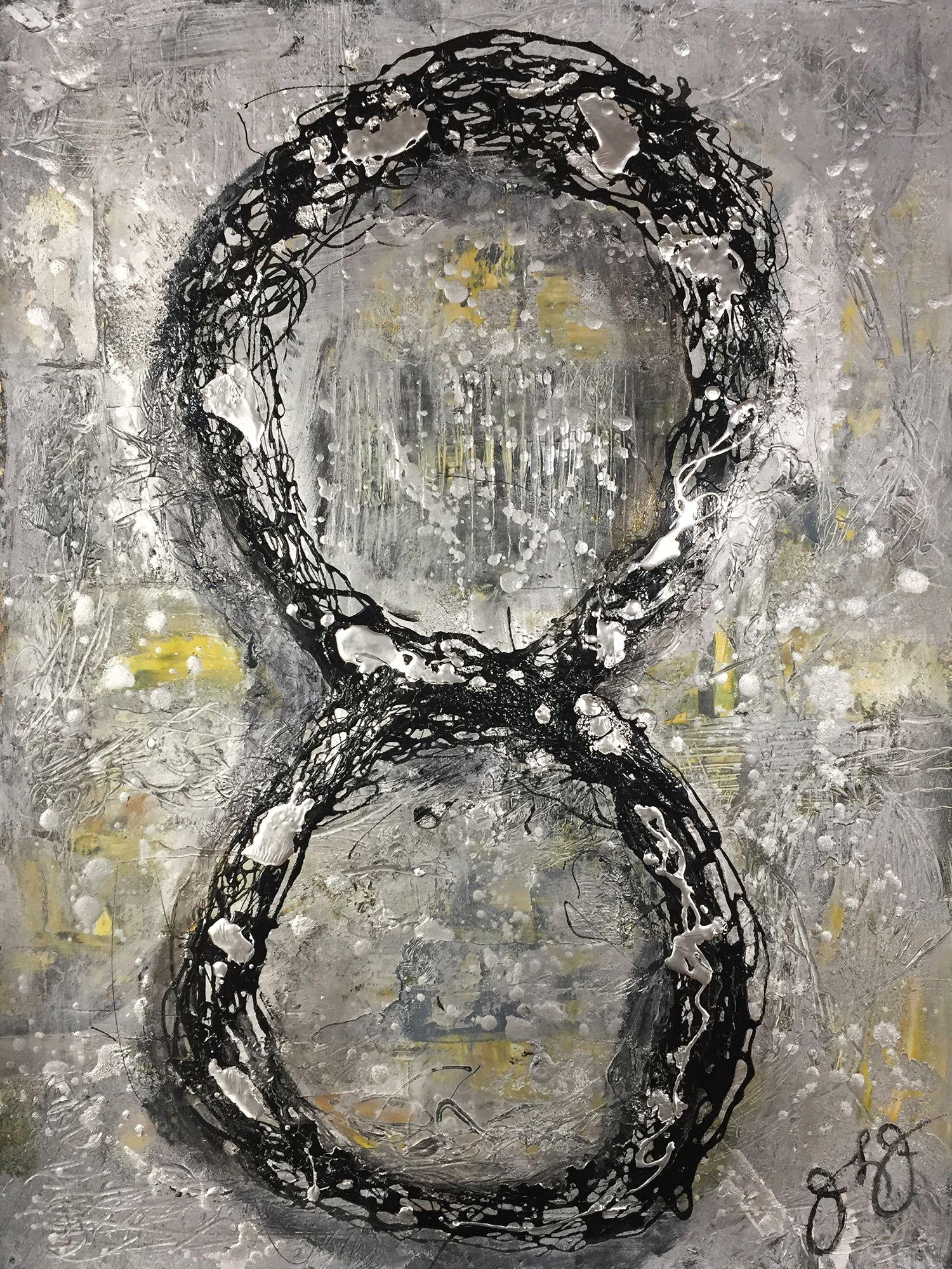 glyph 4., Mixed Media on Paper - Mixed Media Art by Jason Lincoln Jeffers