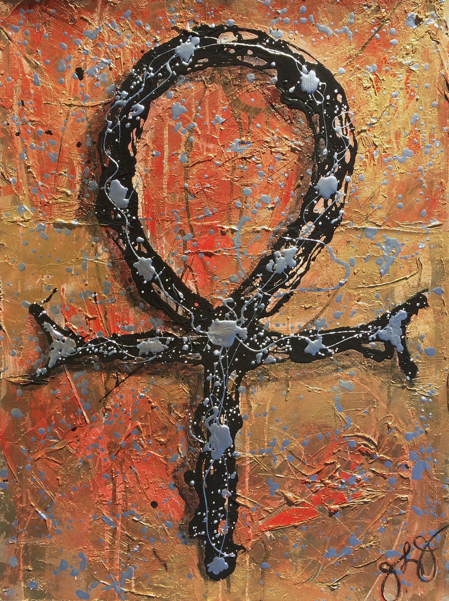 glyph 5., Mixed Media on Paper - Mixed Media Art by Jason Lincoln Jeffers