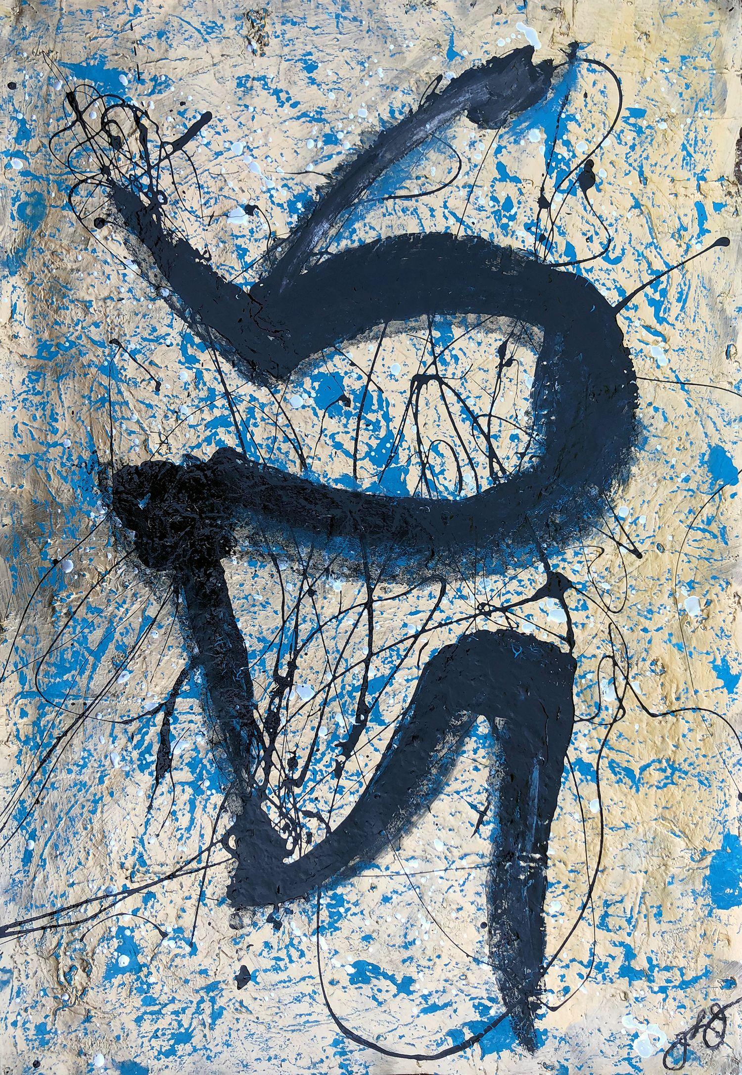 glyph 78., Mixed Media on Paper - Mixed Media Art by Jason Lincoln Jeffers