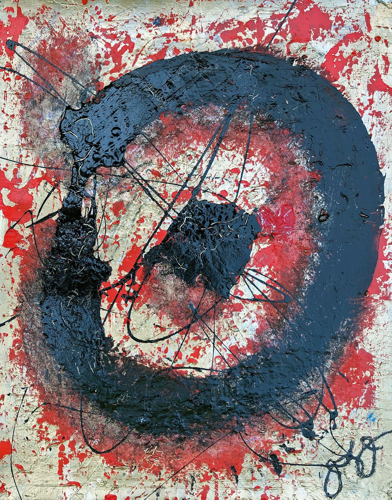 glyph 82., Mixed Media on Paper - Mixed Media Art by Jason Lincoln Jeffers