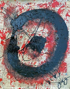 glyph 82., Mixed Media on Paper