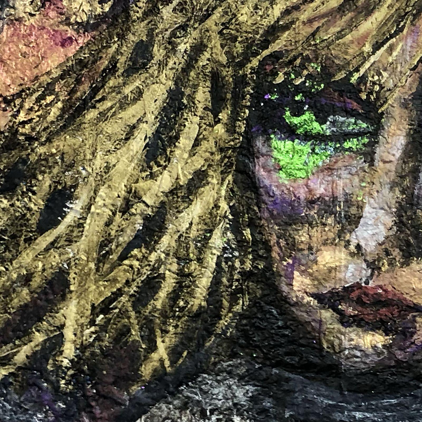 joan of arc, Mixed Media on Paper - Abstract Expressionist Mixed Media Art by Jason Lincoln Jeffers