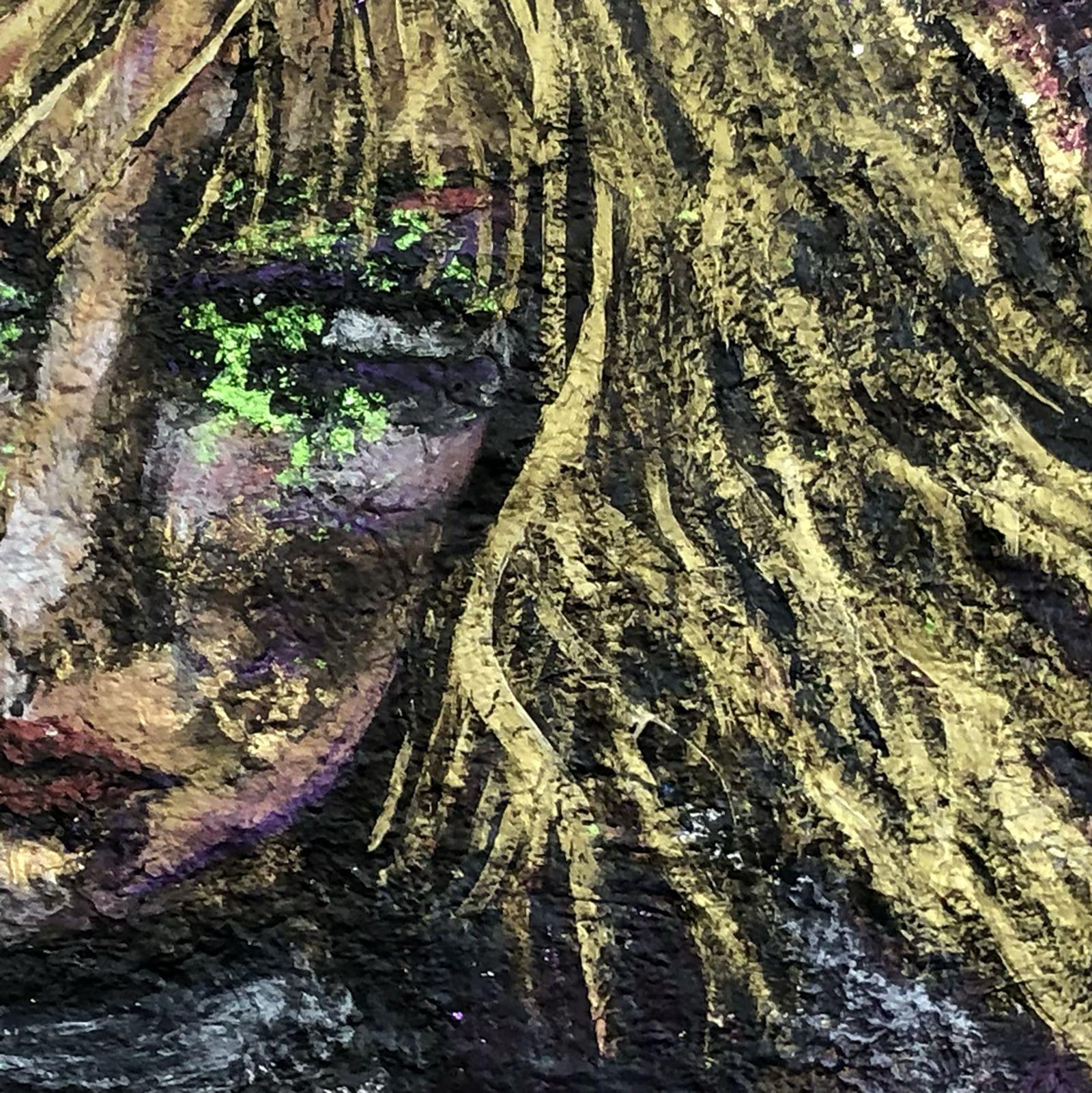 joan of arc, Mixed Media on Paper For Sale 1