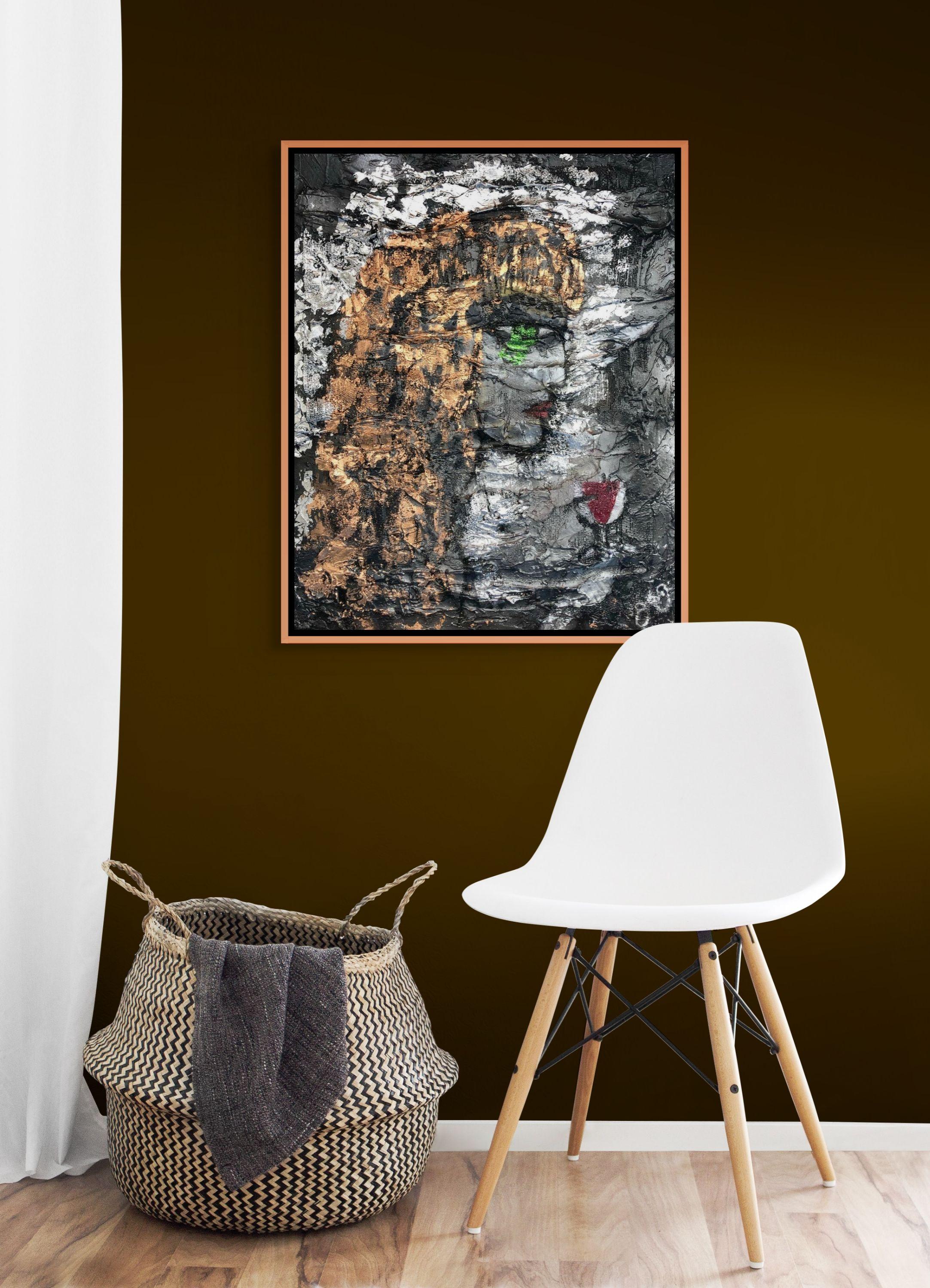 mary magdalene, Mixed Media on Canvas For Sale 2