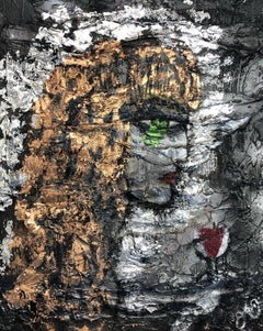 mary magdalene, Mixed Media on Canvas