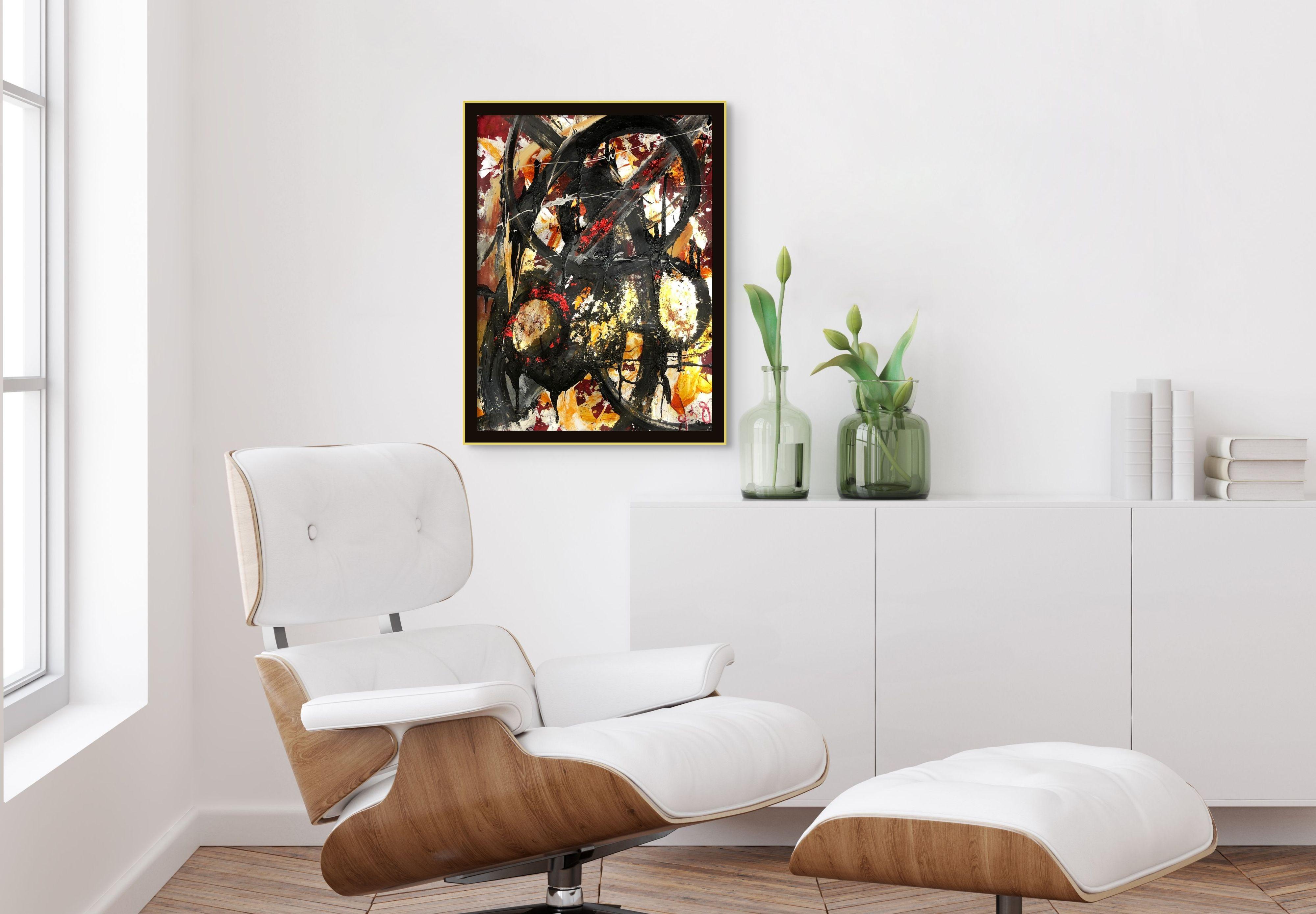 multiverse 51, Mixed Media on Paper For Sale 2