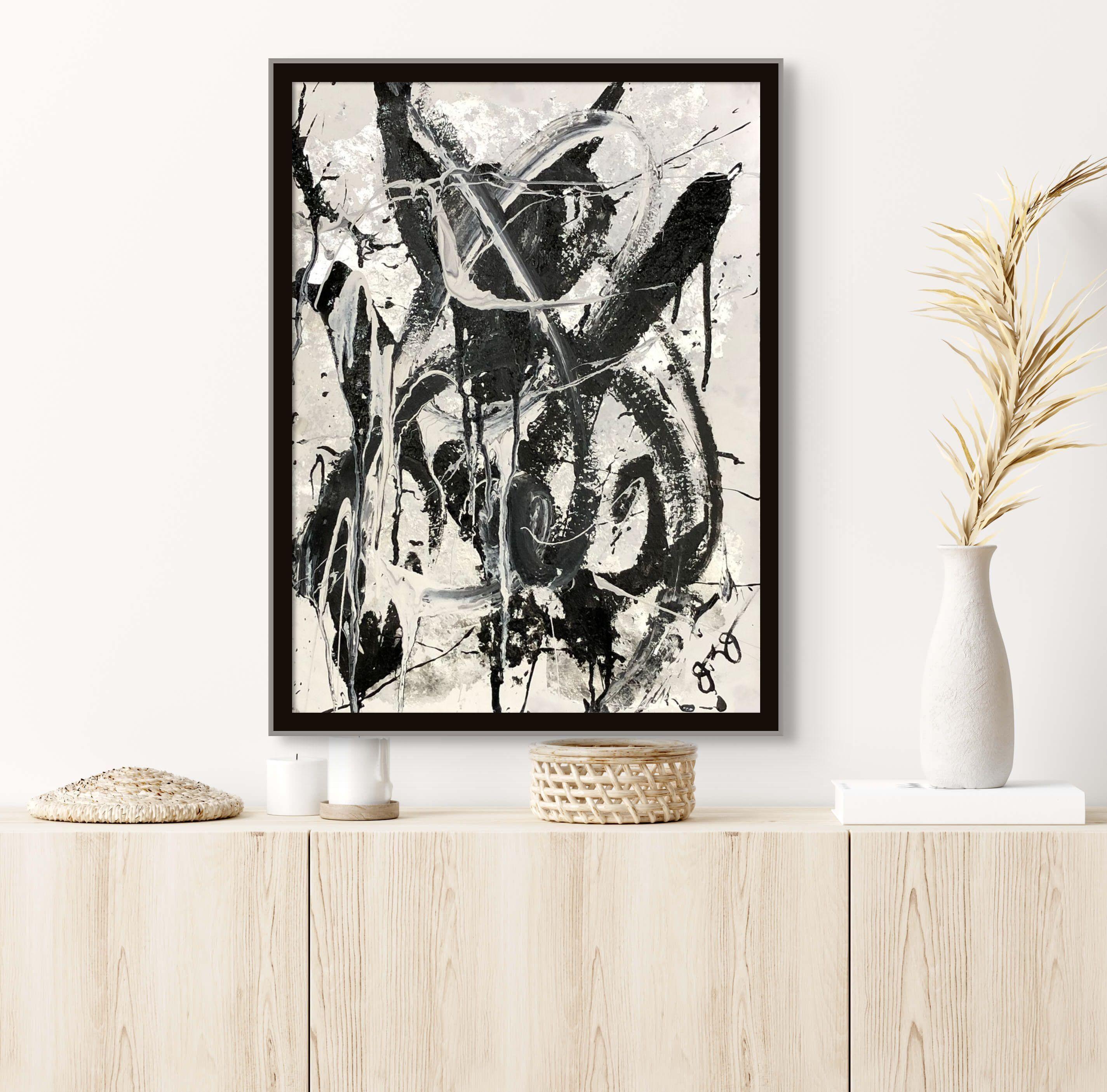 multiverse 56, Mixed Media on Paper - Abstract Expressionist Mixed Media Art by Jason Lincoln Jeffers