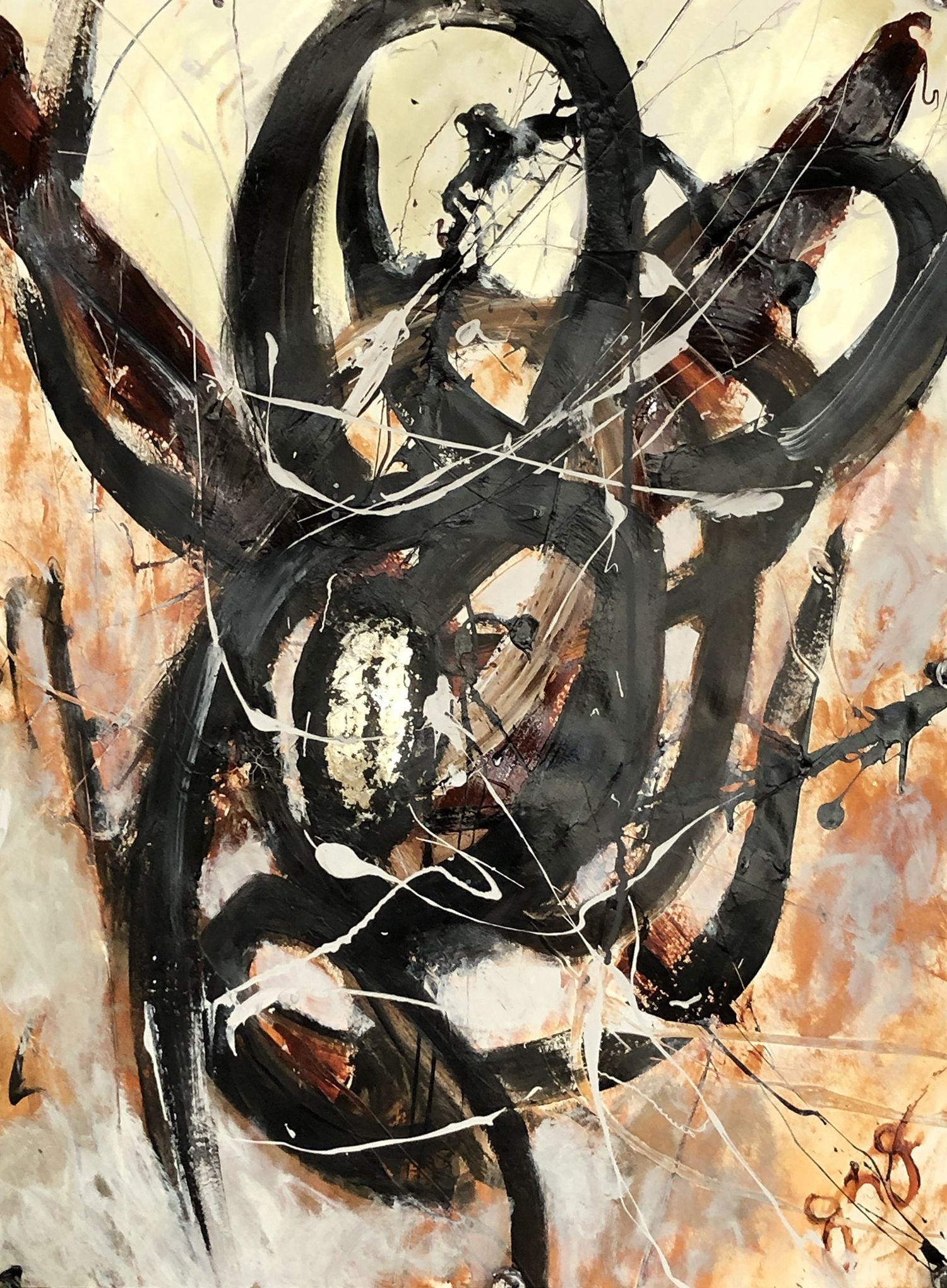 multiverse 58, Mixed Media on Paper - Mixed Media Art by Jason Lincoln Jeffers