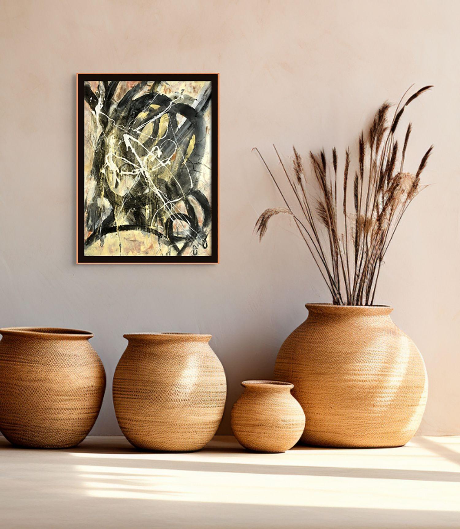 multiverse 60, Mixed Media on Paper - Abstract Expressionist Mixed Media Art by Jason Lincoln Jeffers