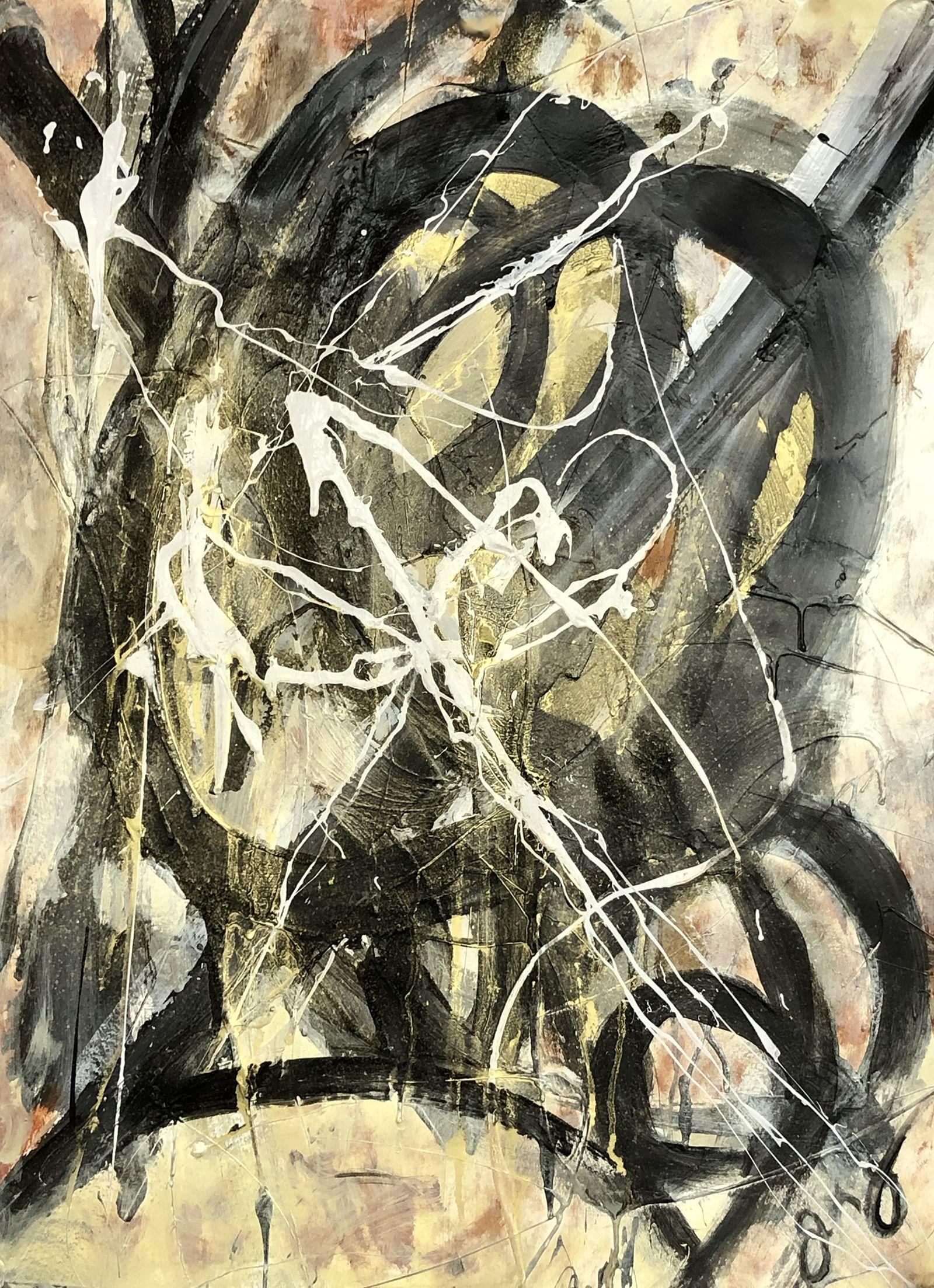 multiverse 60, Mixed Media on Paper - Mixed Media Art by Jason Lincoln Jeffers