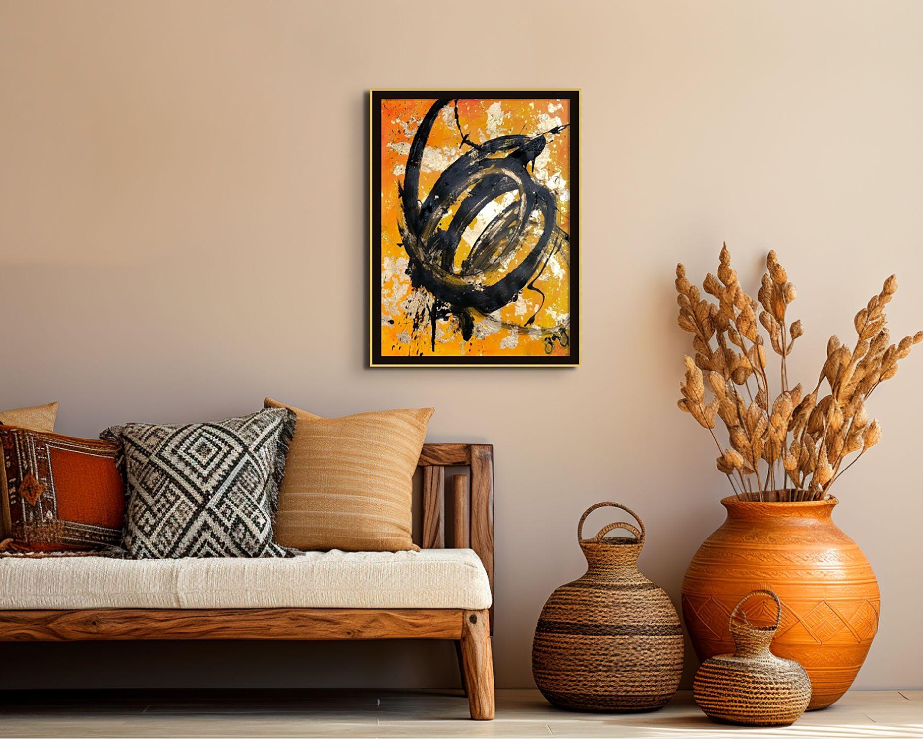 multiverse 63, Mixed Media on Paper - Abstract Expressionist Mixed Media Art by Jason Lincoln Jeffers