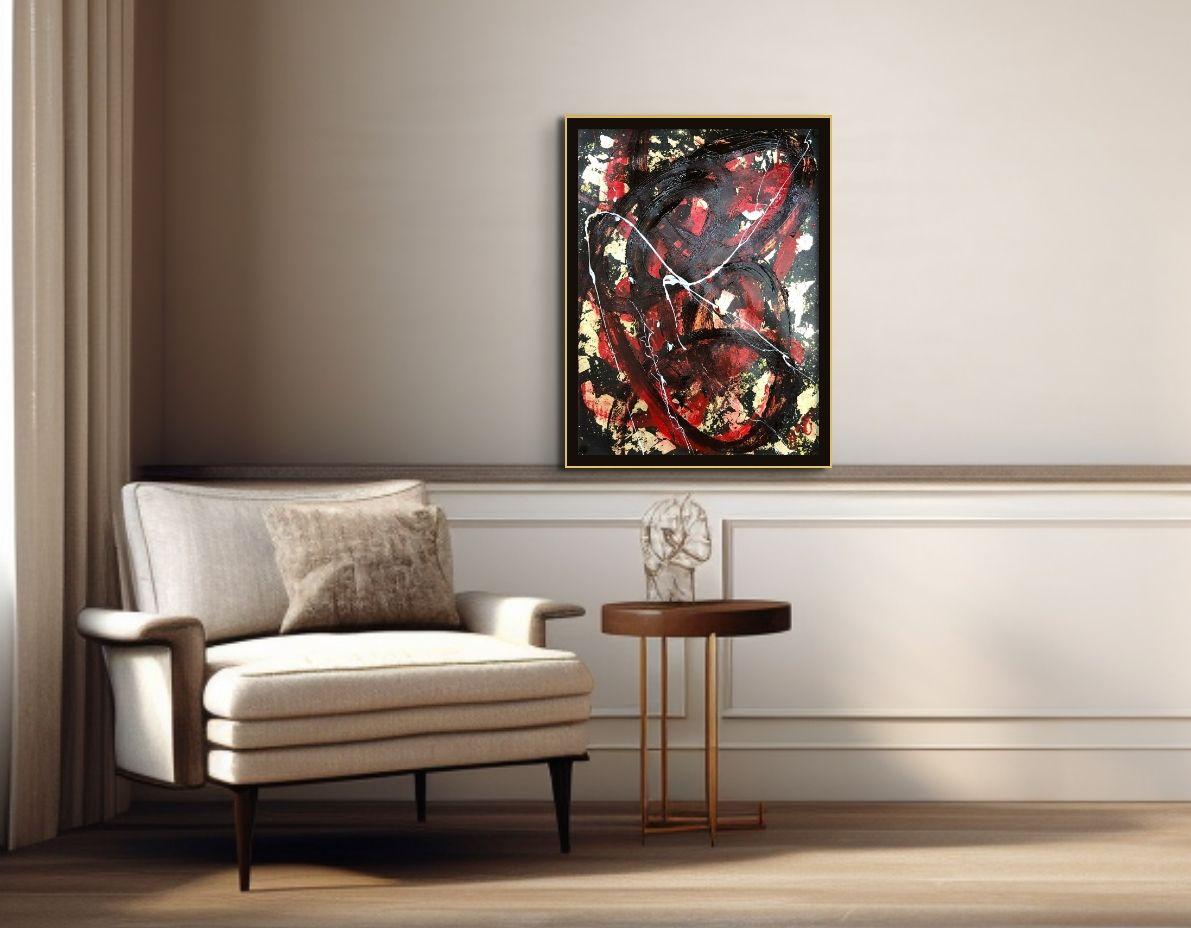 multiverse 65, Mixed Media on Paper - Abstract Expressionist Mixed Media Art by Jason Lincoln Jeffers