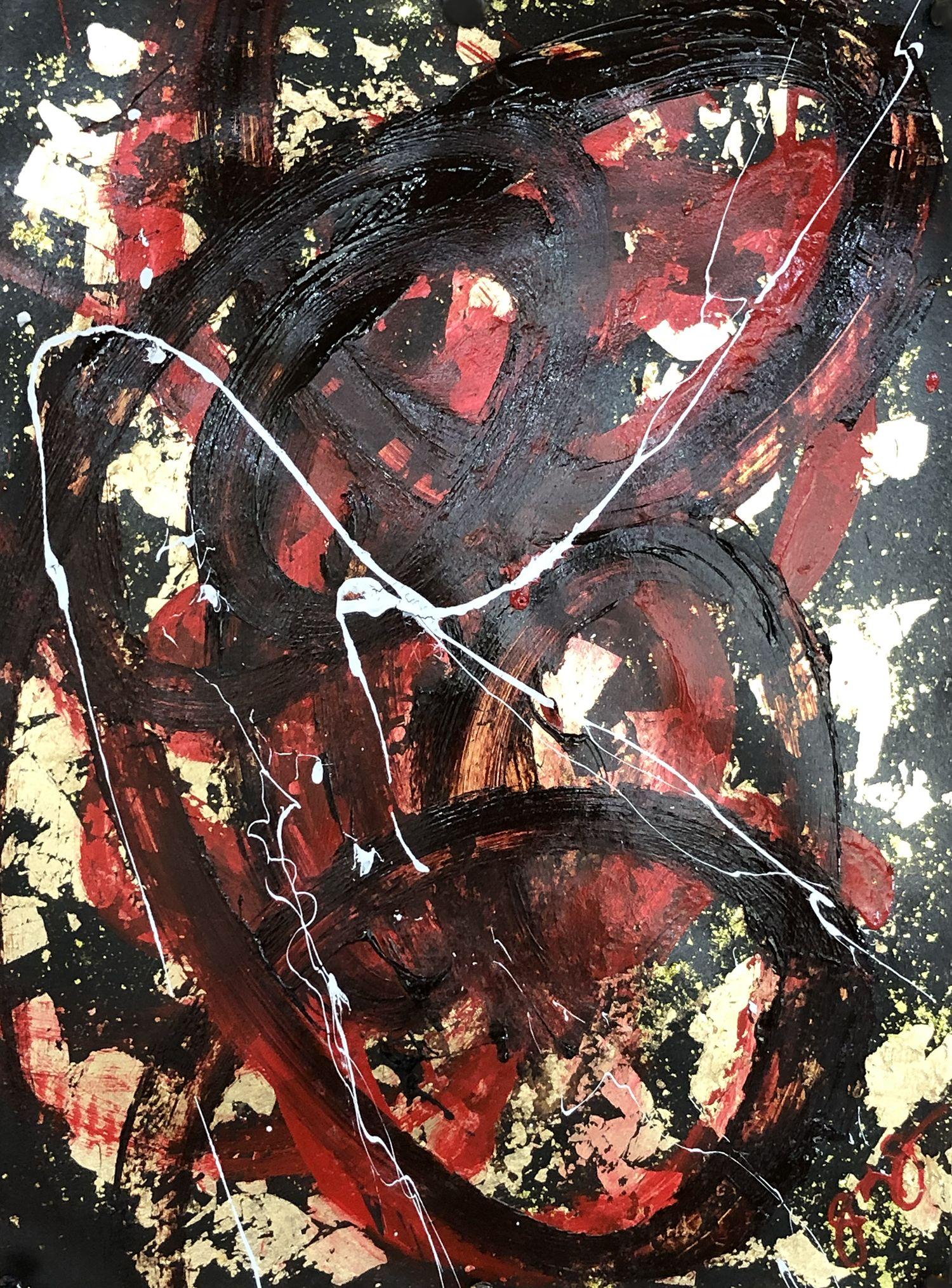 multiverse 65, Mixed Media on Paper - Mixed Media Art by Jason Lincoln Jeffers