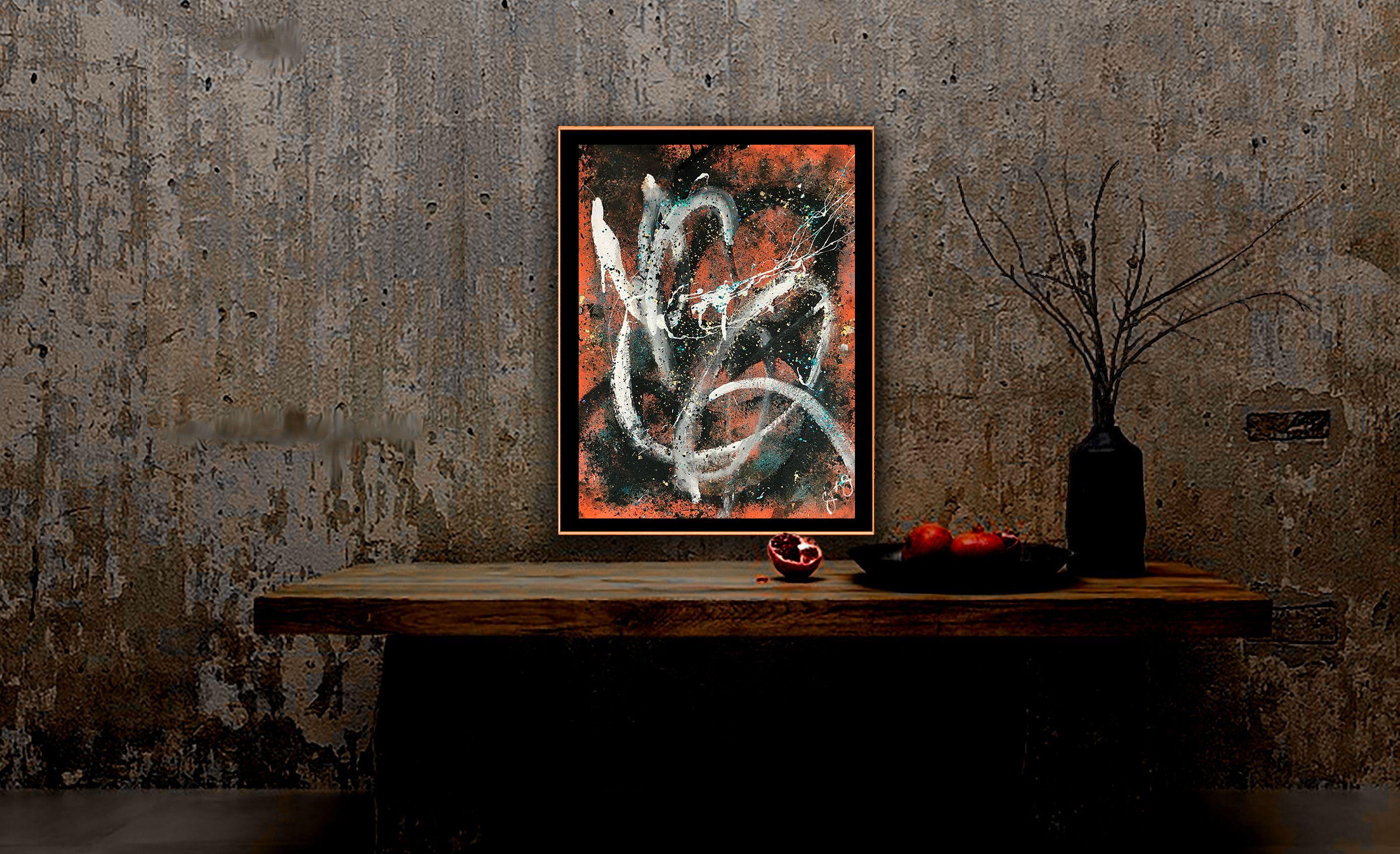 multiverse 71, Mixed Media on Paper For Sale 1