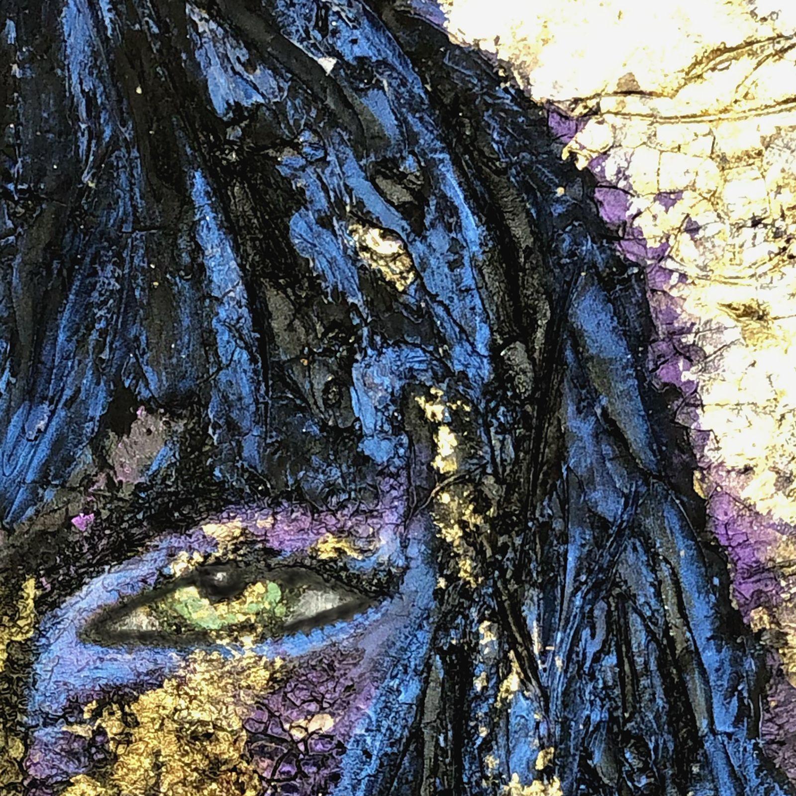 quan yin 6, Mixed Media on Canvas - Abstract Expressionist Mixed Media Art by Jason Lincoln Jeffers