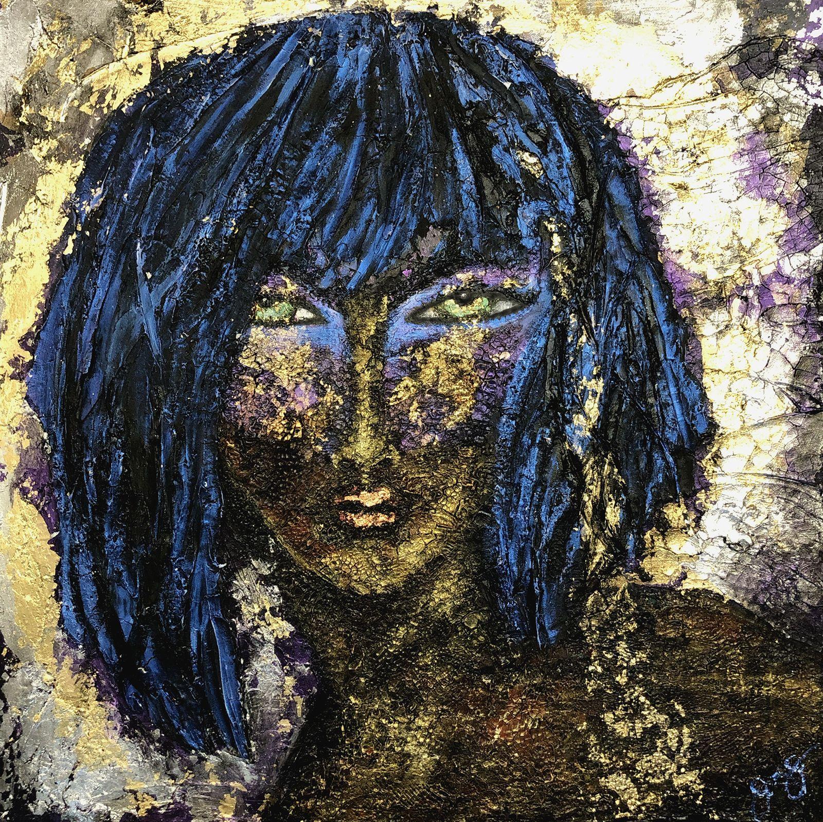 quan yin 6, Mixed Media on Canvas - Mixed Media Art by Jason Lincoln Jeffers
