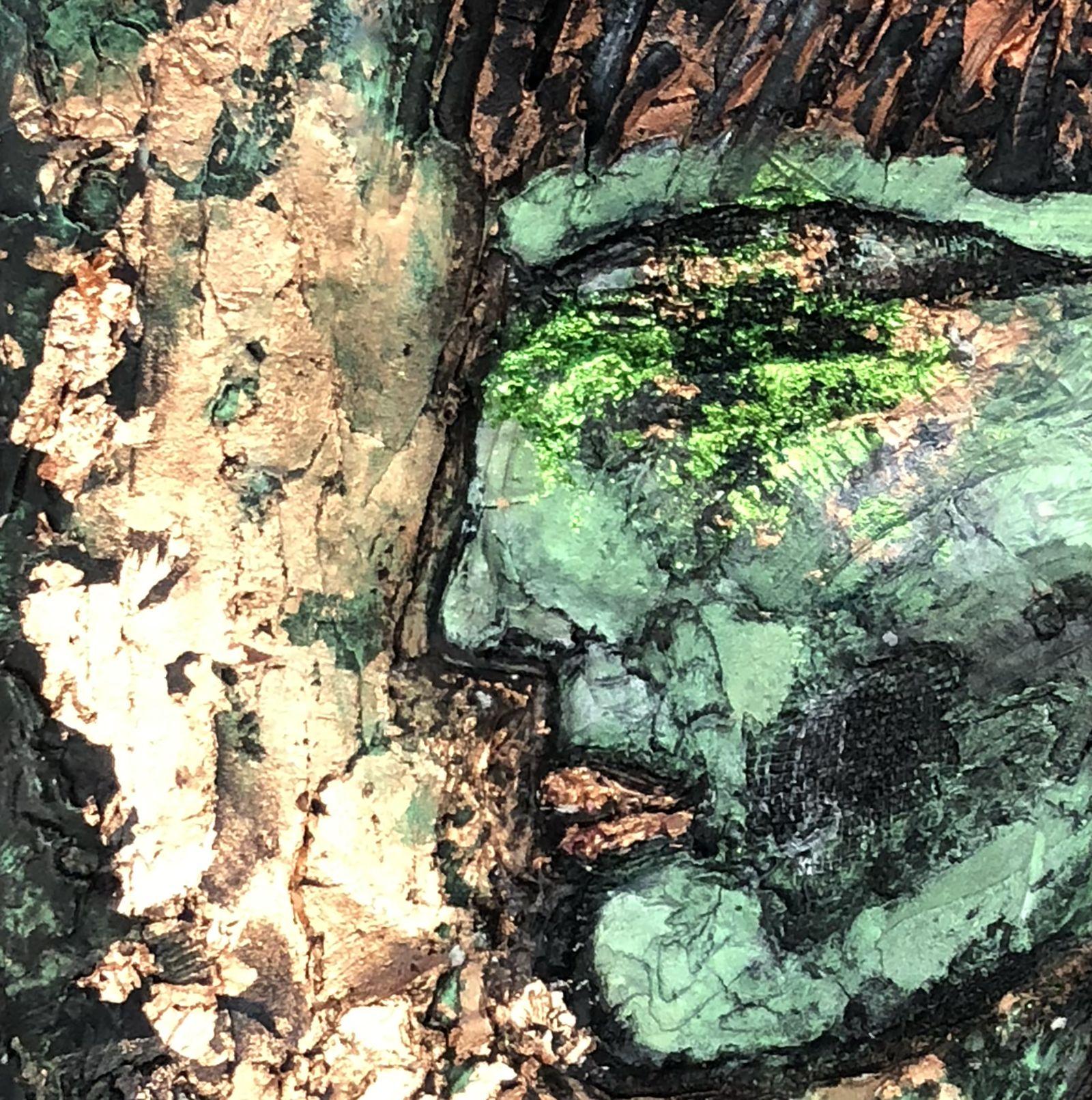 quan yin 6, Mixed Media on Paper - Abstract Expressionist Mixed Media Art by Jason Lincoln Jeffers