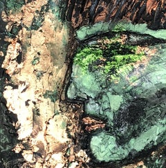 quan yin 6, Technique mixte sur papier