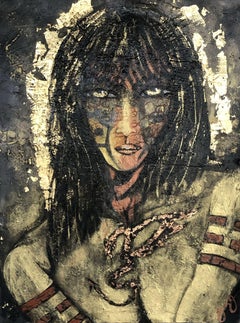 quan yin 7, Mixed Media on Paper